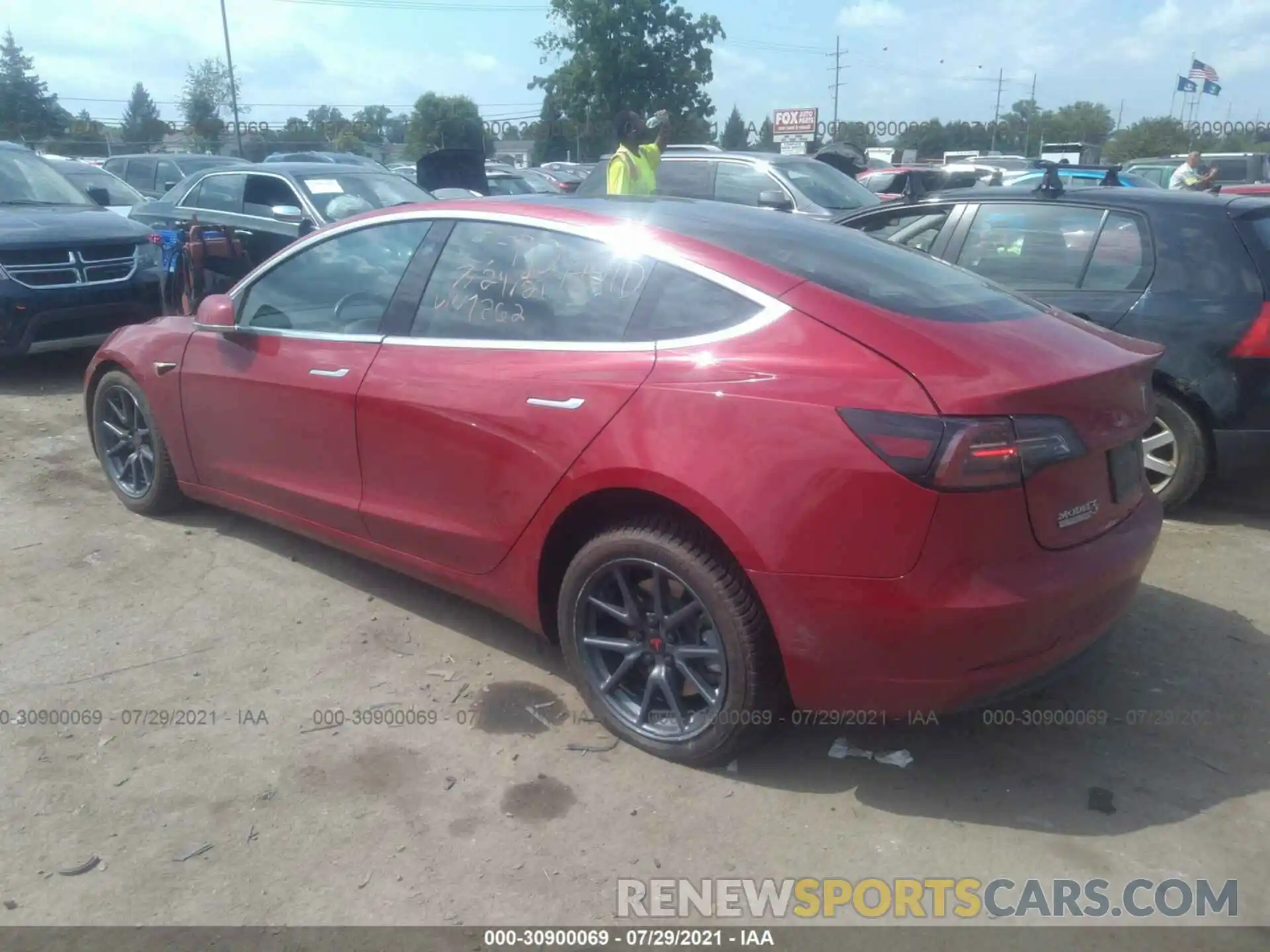 3 Фотография поврежденного автомобиля 5YJ3E1EB9KF361262 TESLA MODEL 3 2019