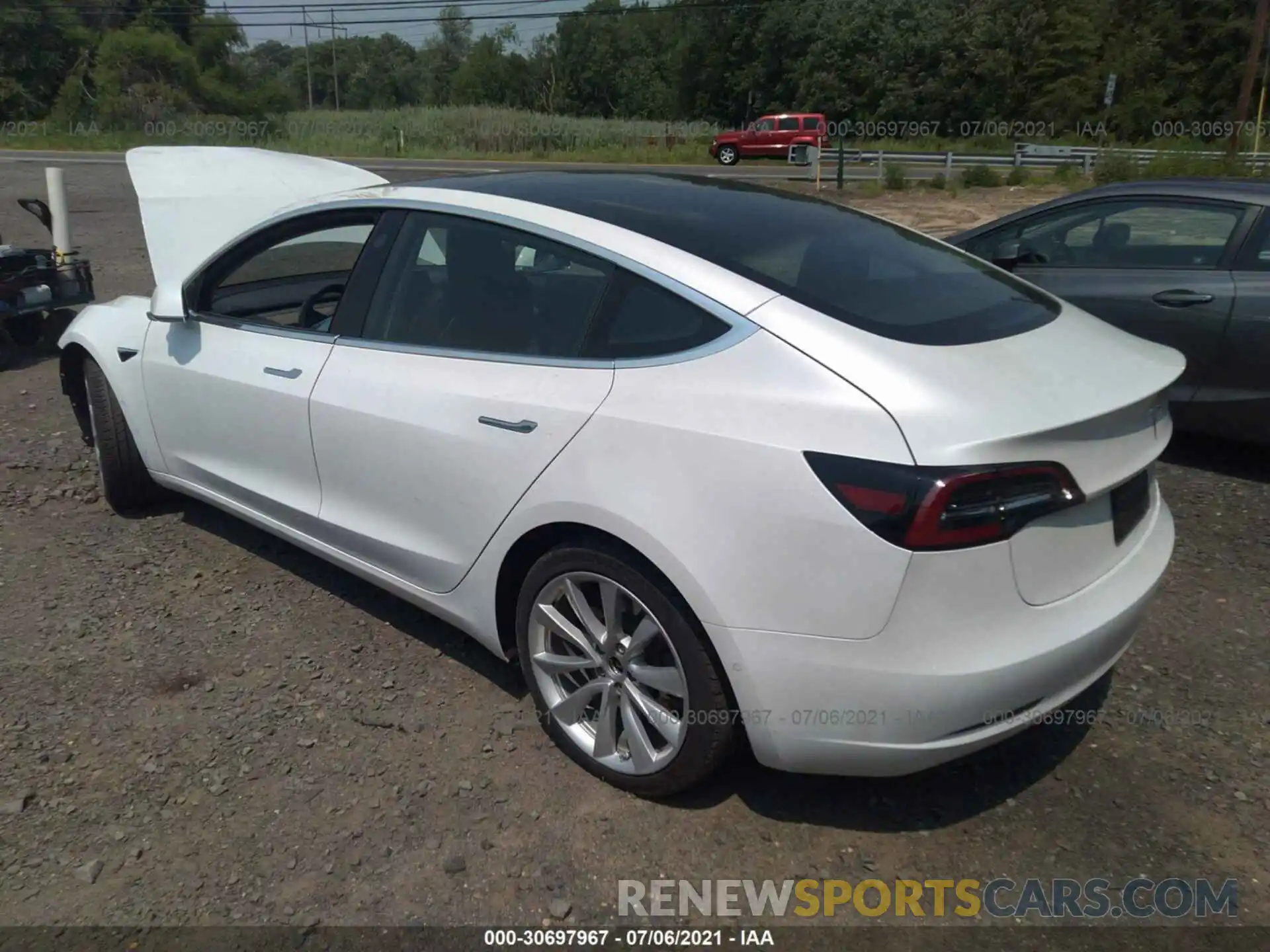 3 Photograph of a damaged car 5YJ3E1EB9KF365084 TESLA MODEL 3 2019