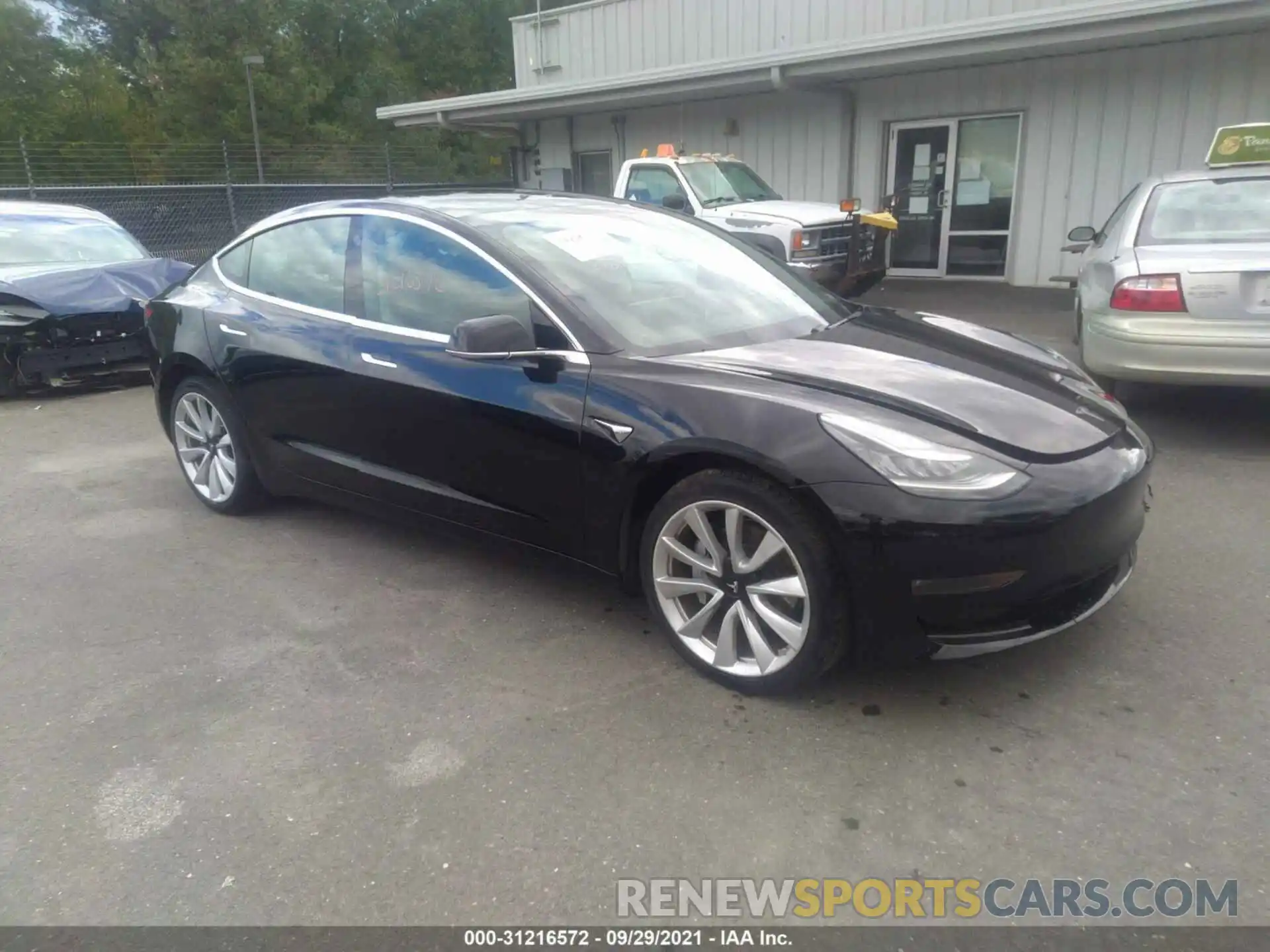 1 Photograph of a damaged car 5YJ3E1EB9KF388722 TESLA MODEL 3 2019