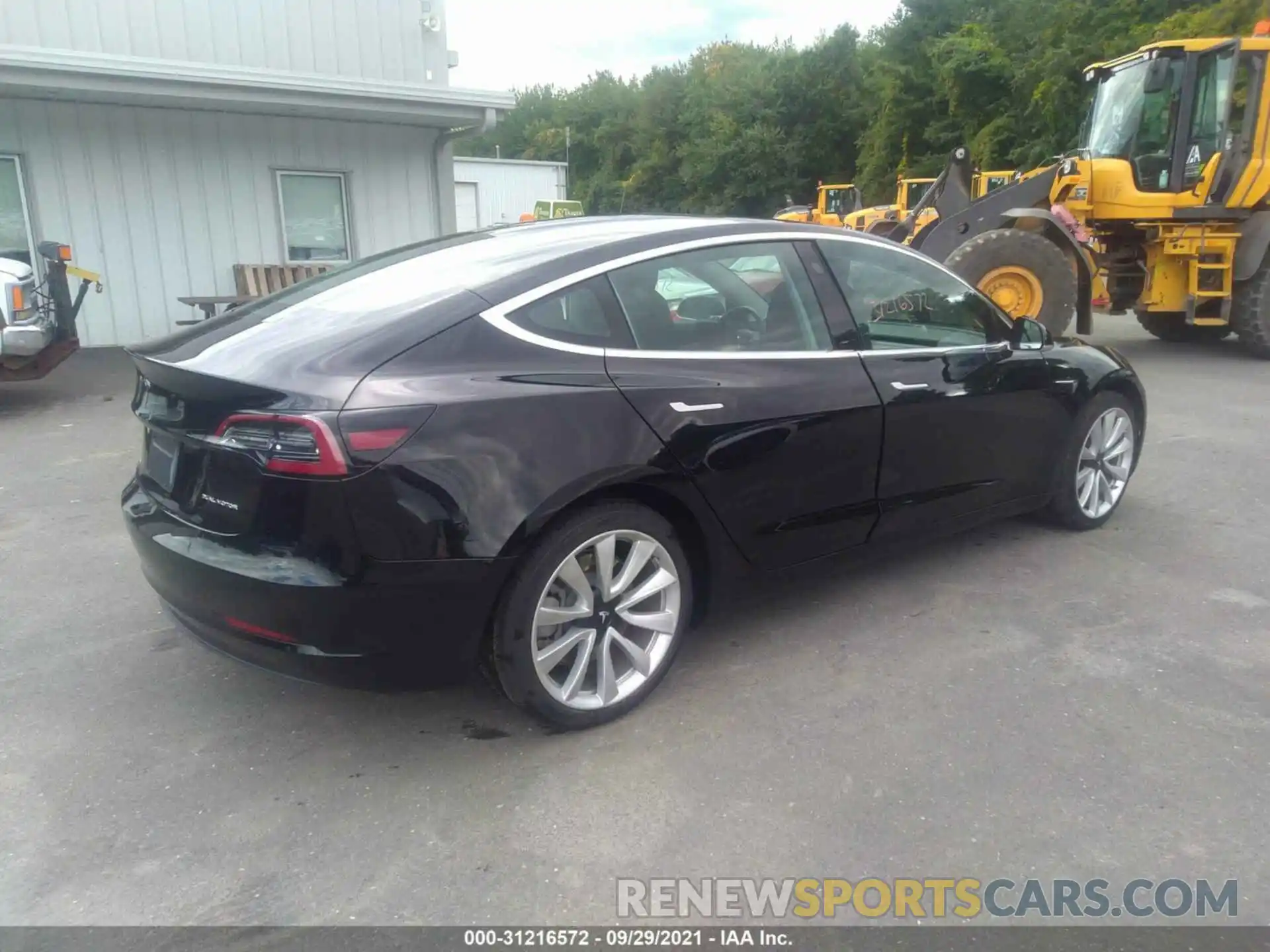 4 Фотография поврежденного автомобиля 5YJ3E1EB9KF388722 TESLA MODEL 3 2019