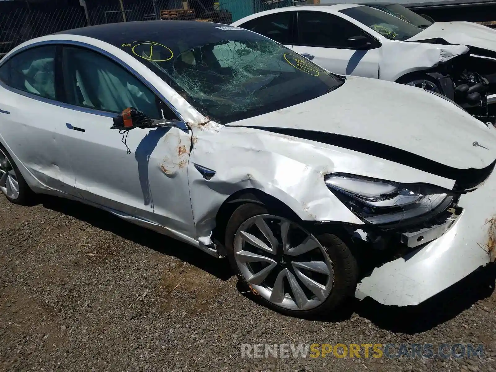 9 Photograph of a damaged car 5YJ3E1EB9KF390437 TESLA MODEL 3 2019