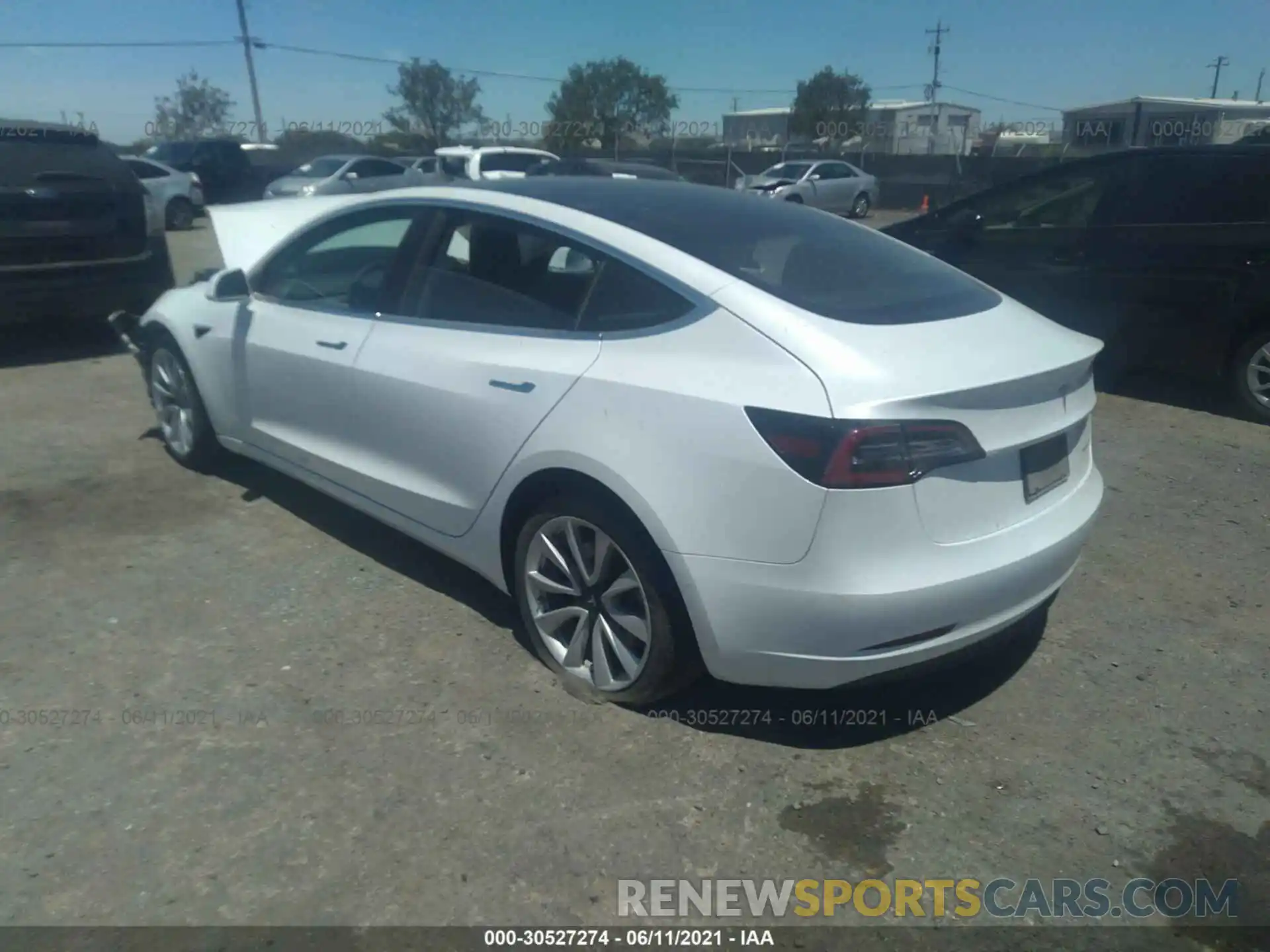 3 Photograph of a damaged car 5YJ3E1EB9KF390471 TESLA MODEL 3 2019