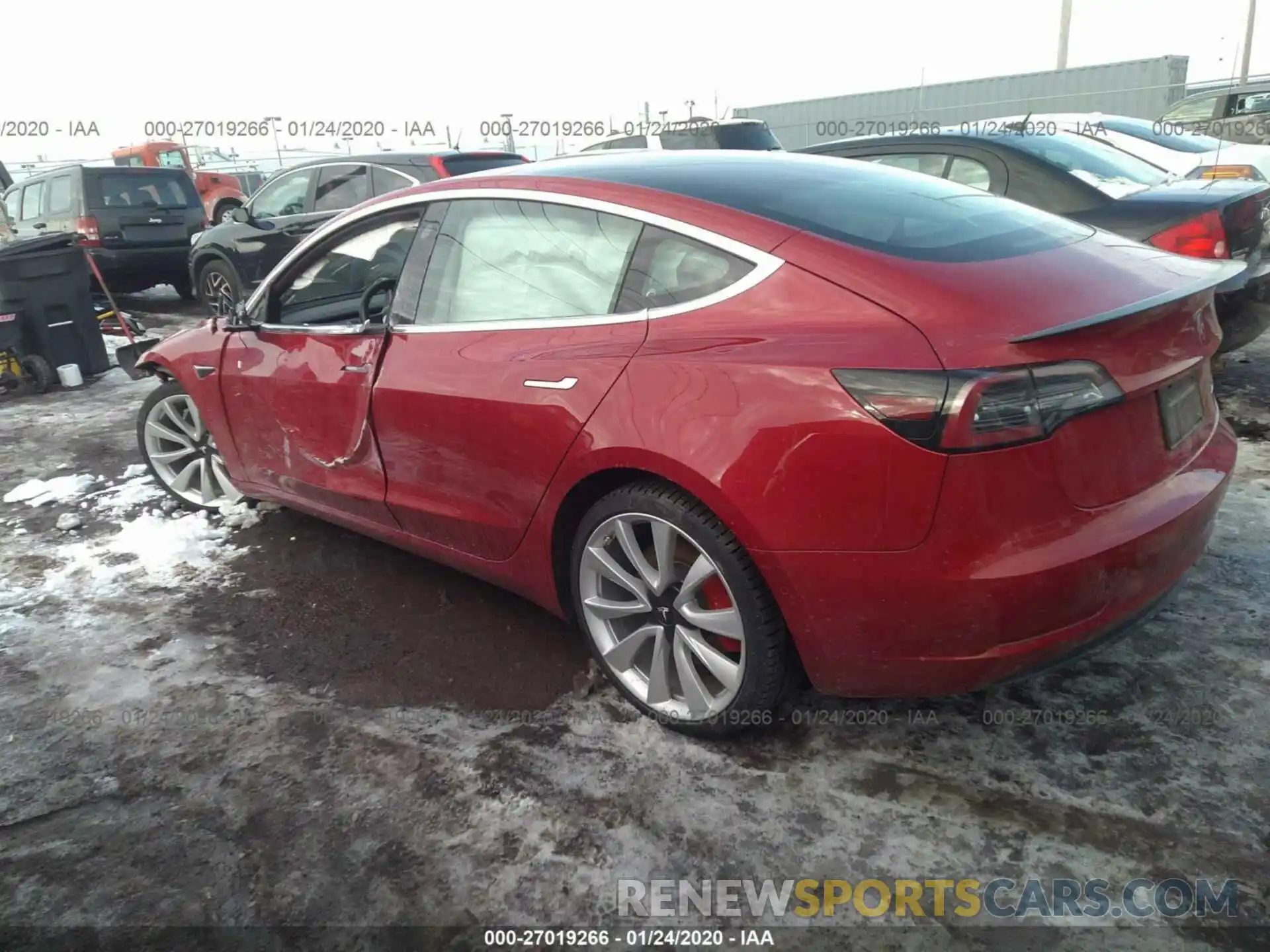 3 Фотография поврежденного автомобиля 5YJ3E1EB9KF392978 TESLA MODEL 3 2019