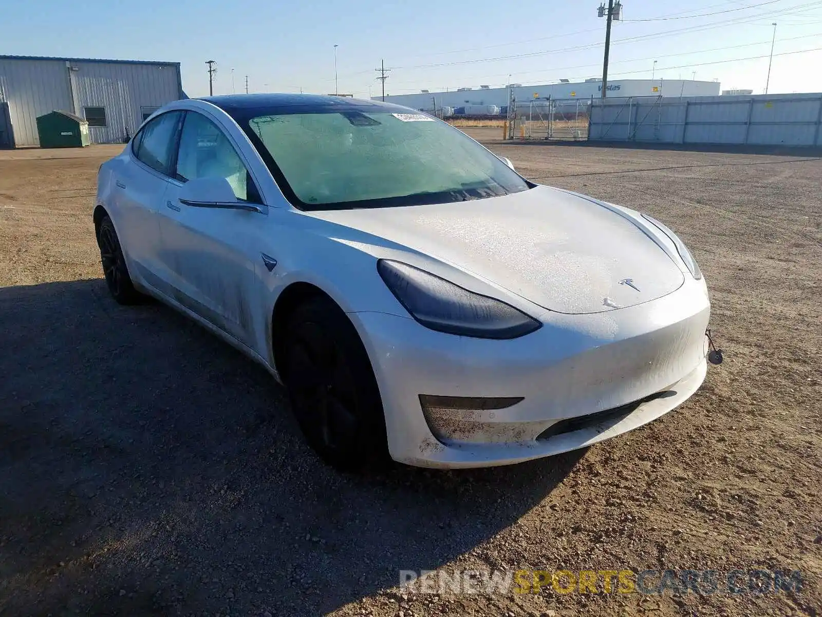 1 Photograph of a damaged car 5YJ3E1EB9KF406832 TESLA MODEL 3 2019