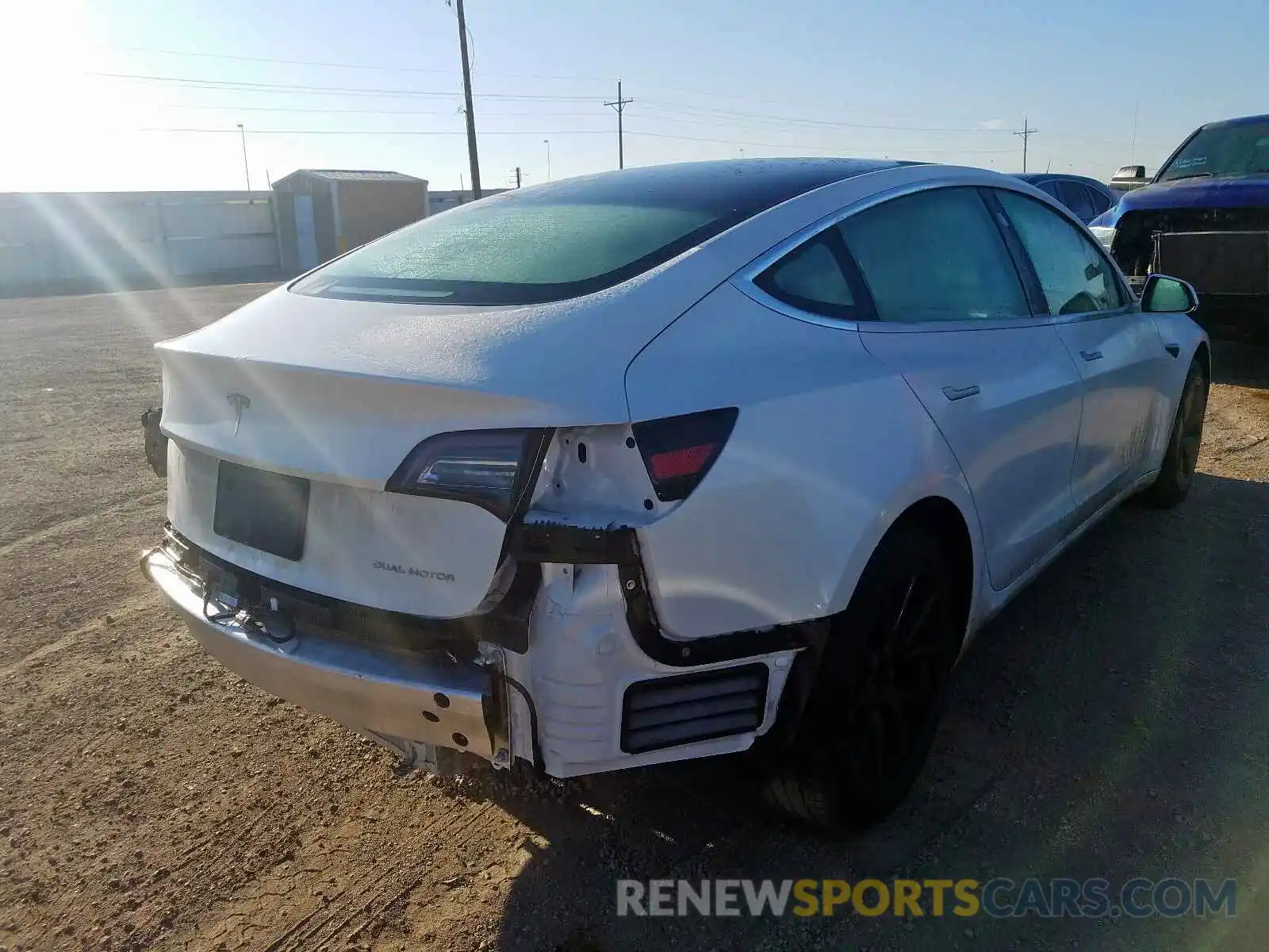 4 Photograph of a damaged car 5YJ3E1EB9KF406832 TESLA MODEL 3 2019