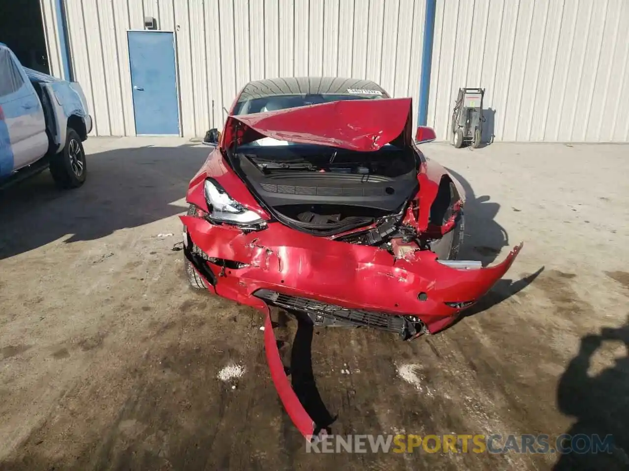 9 Photograph of a damaged car 5YJ3E1EB9KF406913 TESLA MODEL 3 2019