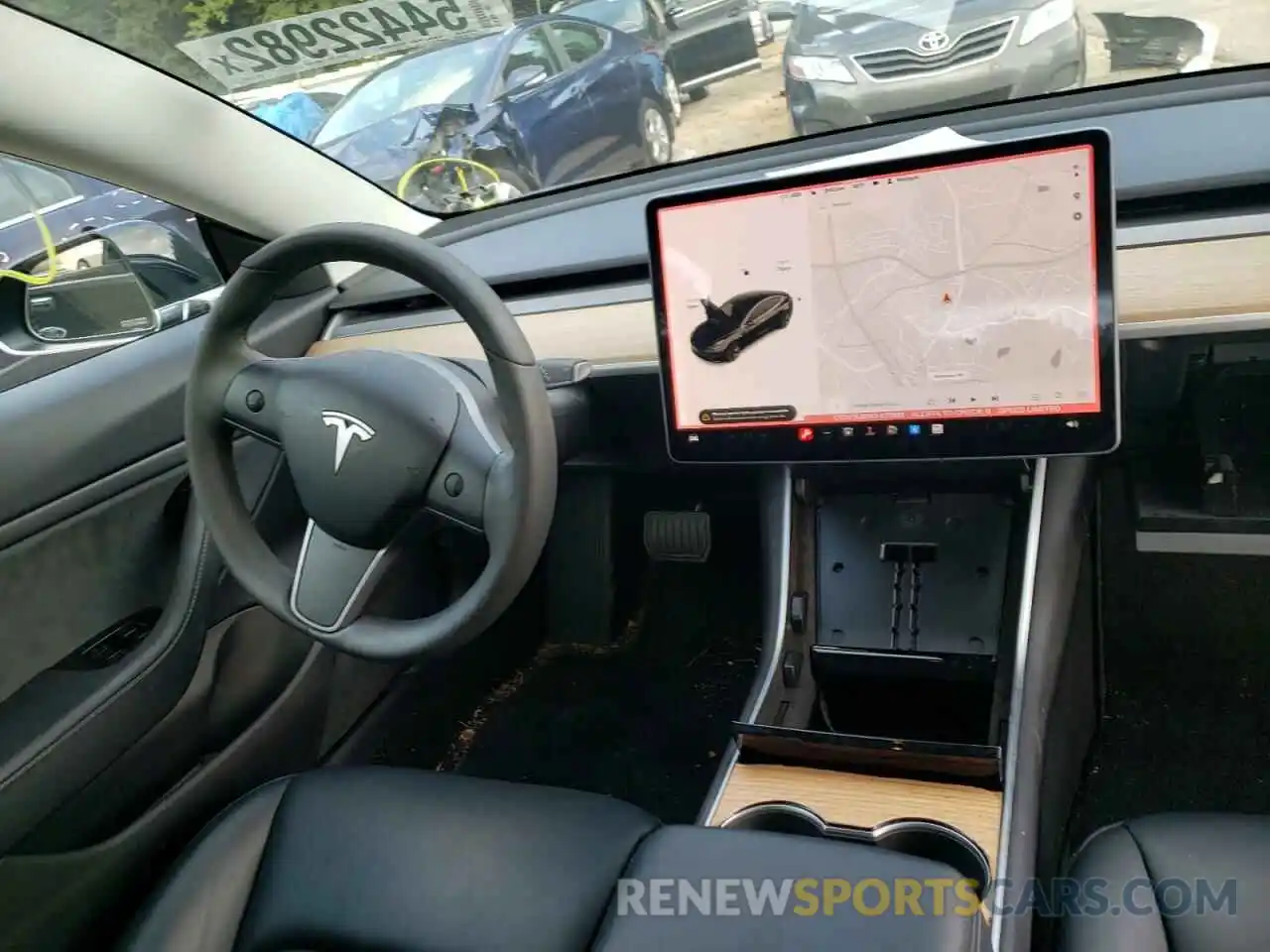 9 Photograph of a damaged car 5YJ3E1EB9KF417992 TESLA MODEL 3 2019