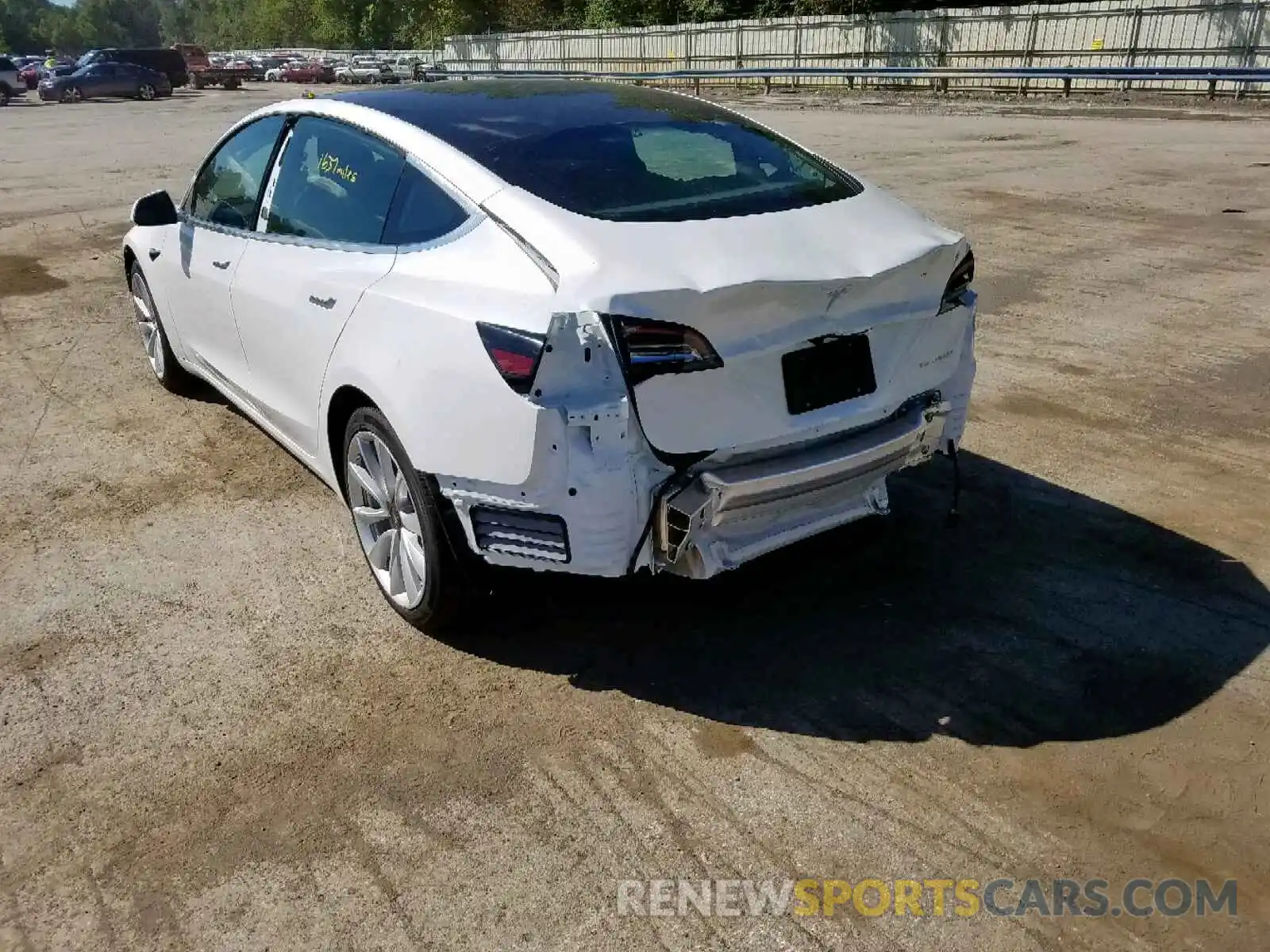 3 Photograph of a damaged car 5YJ3E1EB9KF434131 TESLA MODEL 3 2019