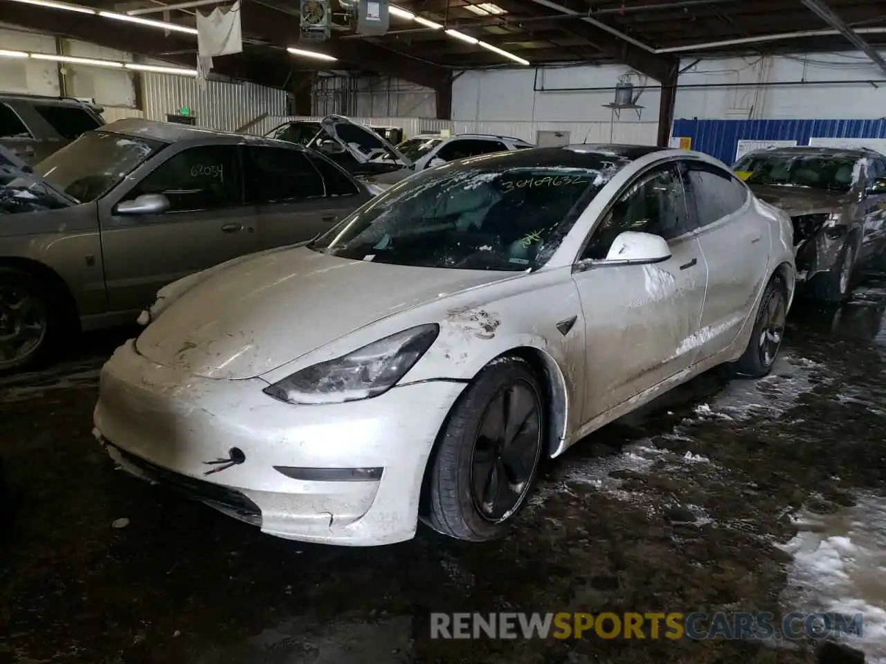 2 Фотография поврежденного автомобиля 5YJ3E1EB9KF437403 TESLA MODEL 3 2019