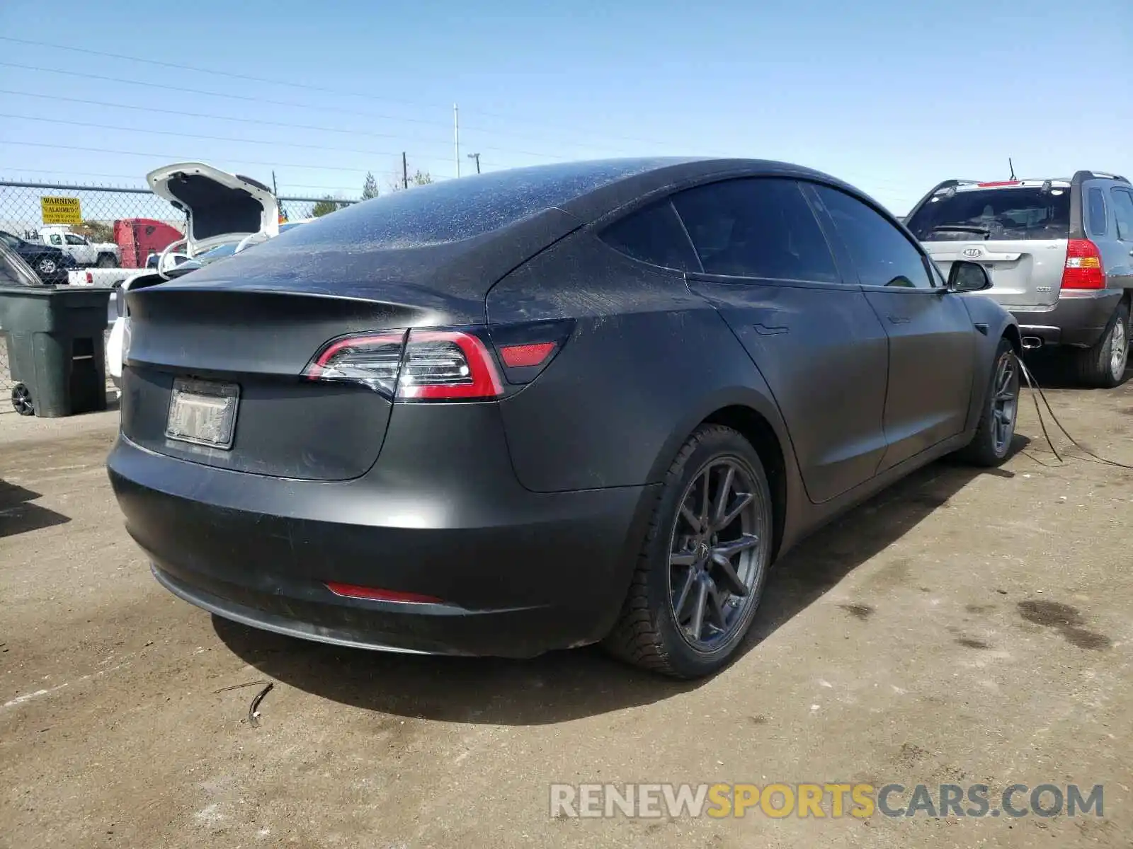 4 Photograph of a damaged car 5YJ3E1EB9KF441869 TESLA MODEL 3 2019