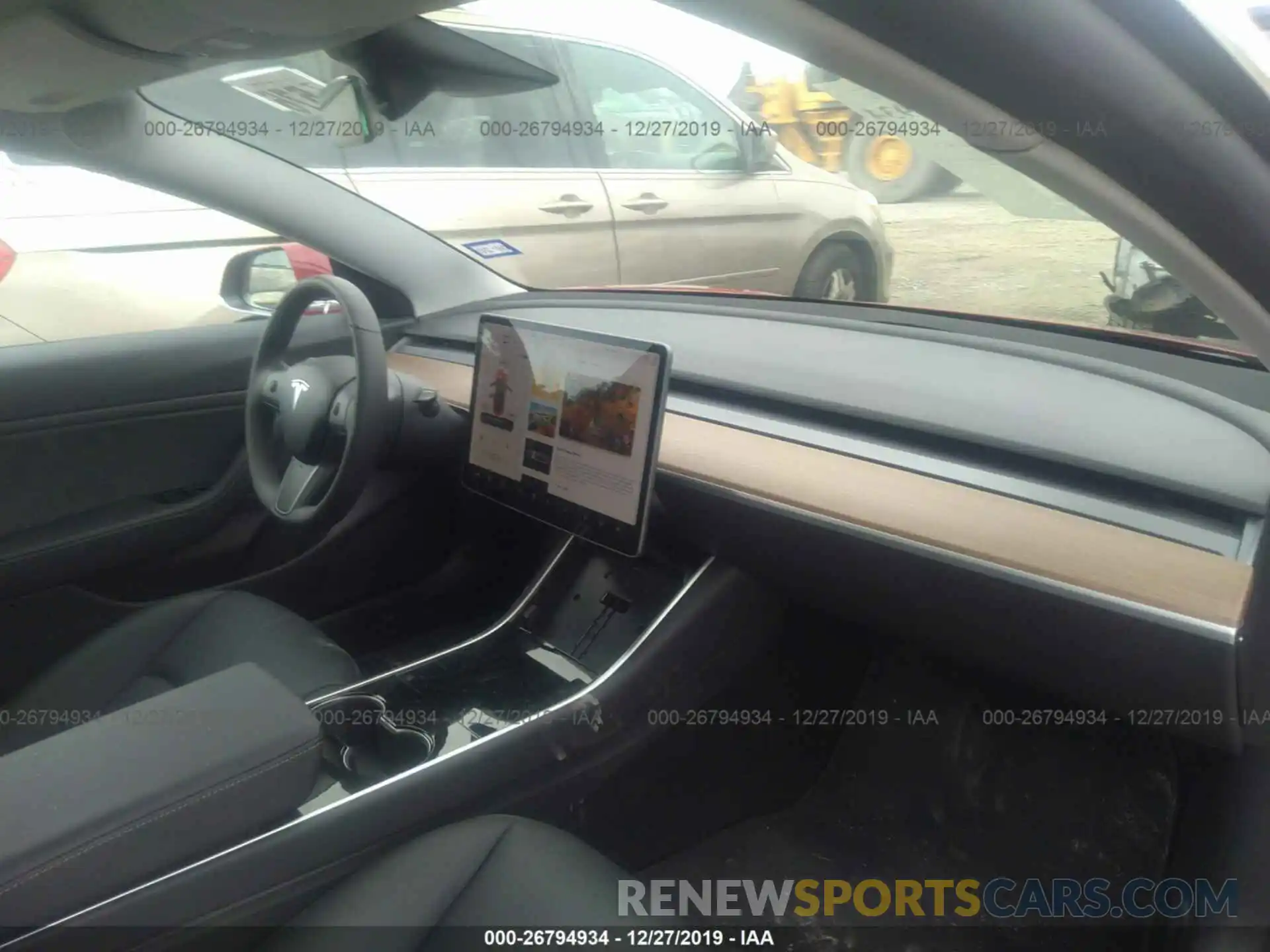 5 Photograph of a damaged car 5YJ3E1EB9KF442097 TESLA MODEL 3 2019