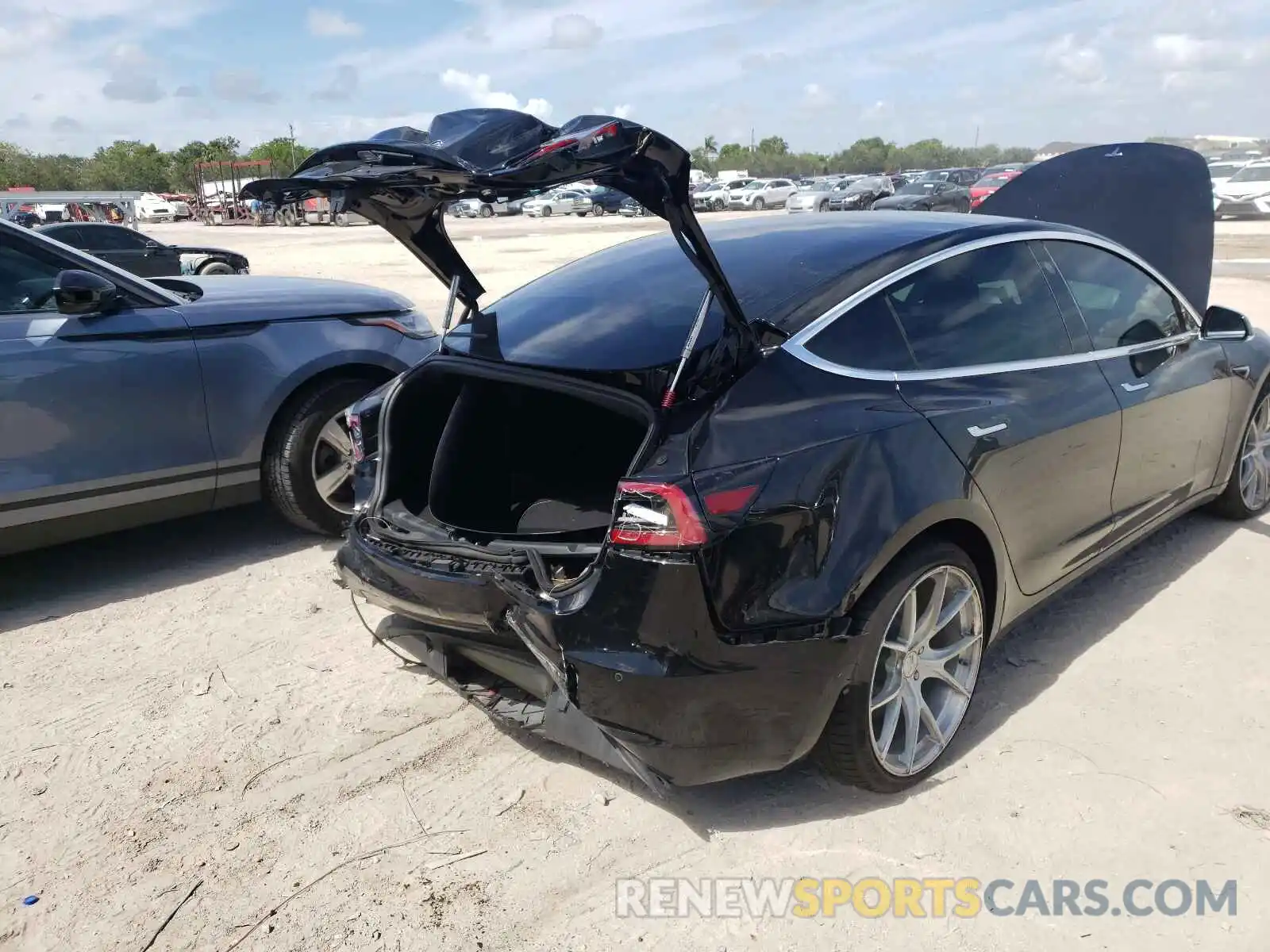 9 Photograph of a damaged car 5YJ3E1EB9KF451494 TESLA MODEL 3 2019