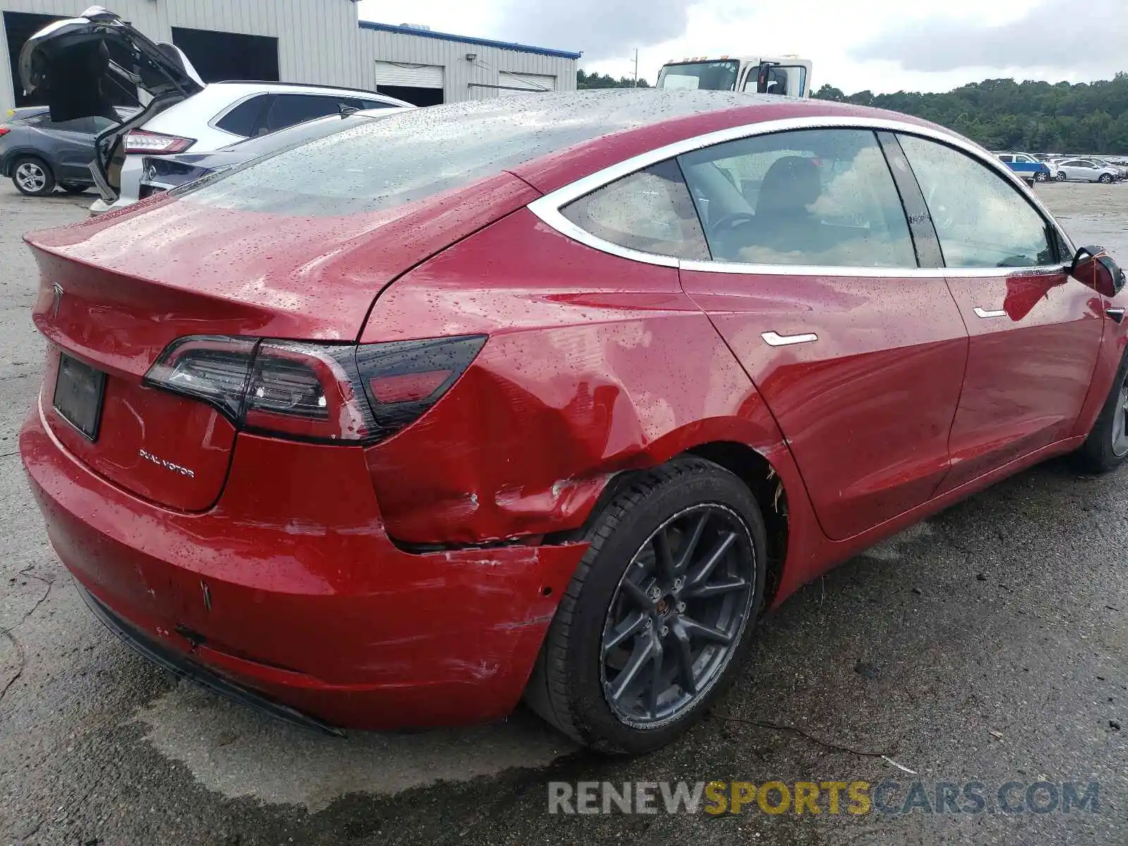 9 Photograph of a damaged car 5YJ3E1EB9KF452452 TESLA MODEL 3 2019