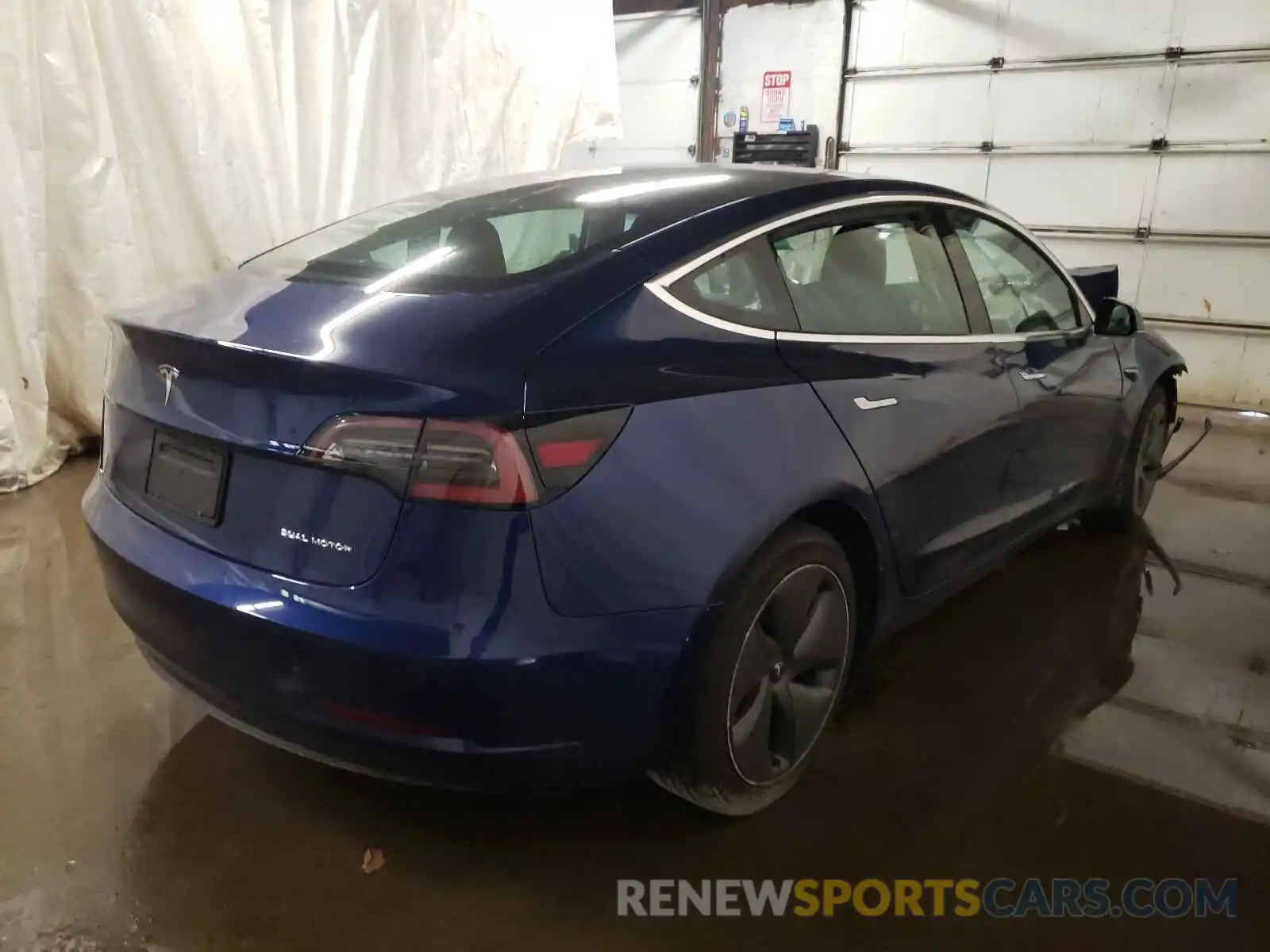 4 Photograph of a damaged car 5YJ3E1EB9KF464942 TESLA MODEL 3 2019