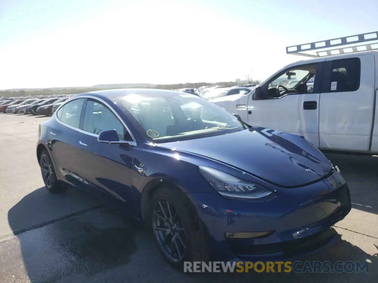 1 Photograph of a damaged car 5YJ3E1EB9KF469512 TESLA MODEL 3 2019