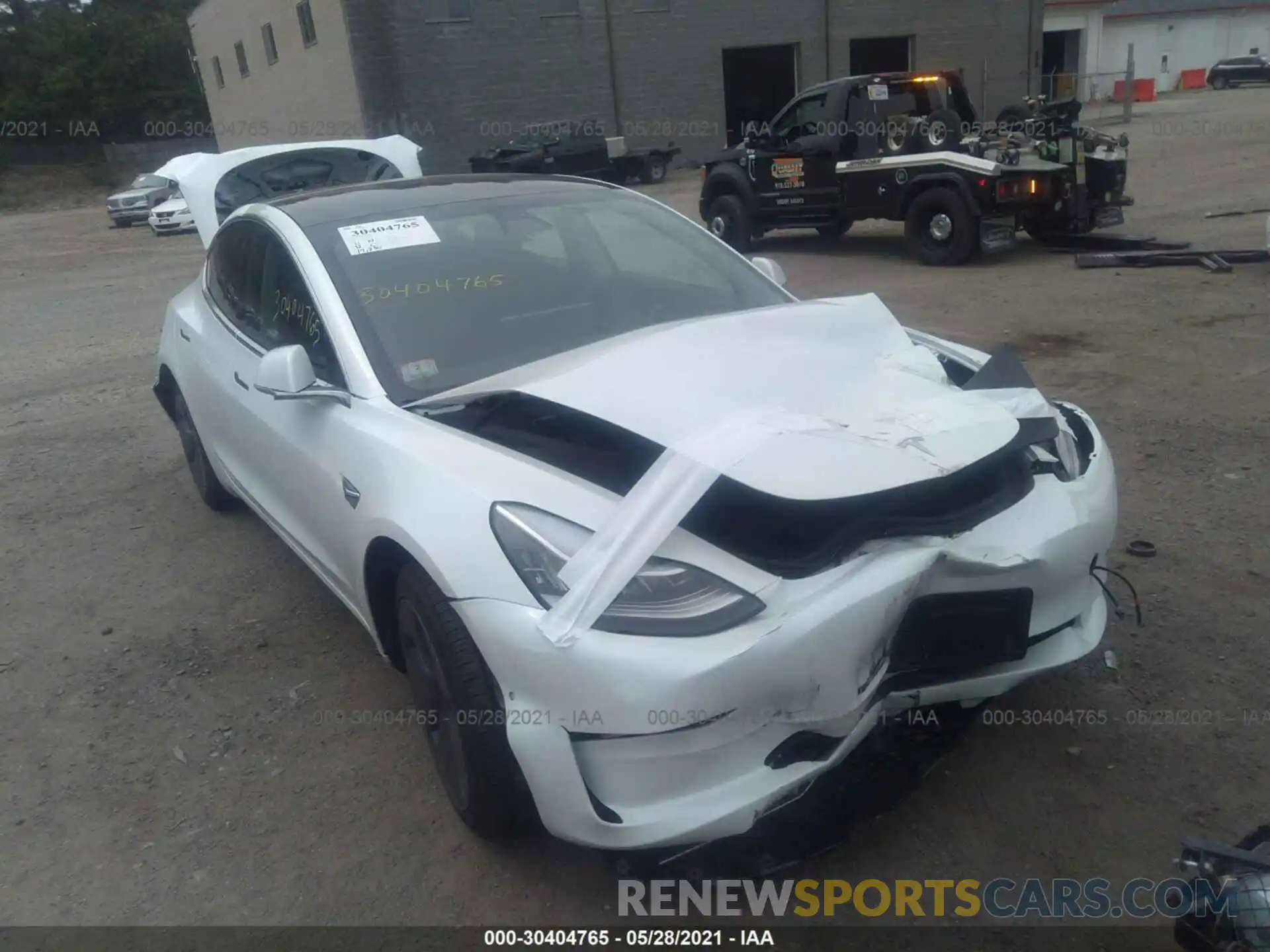 1 Photograph of a damaged car 5YJ3E1EB9KF469851 TESLA MODEL 3 2019