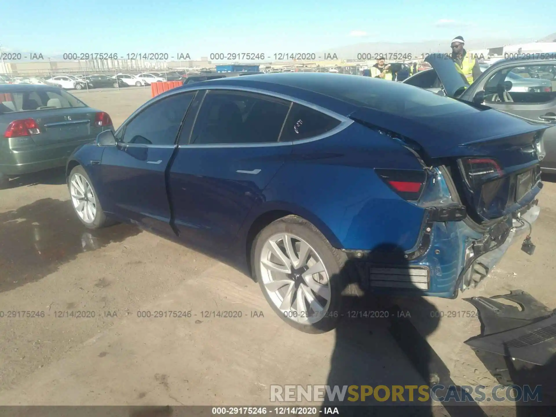 3 Photograph of a damaged car 5YJ3E1EB9KF477478 TESLA MODEL 3 2019