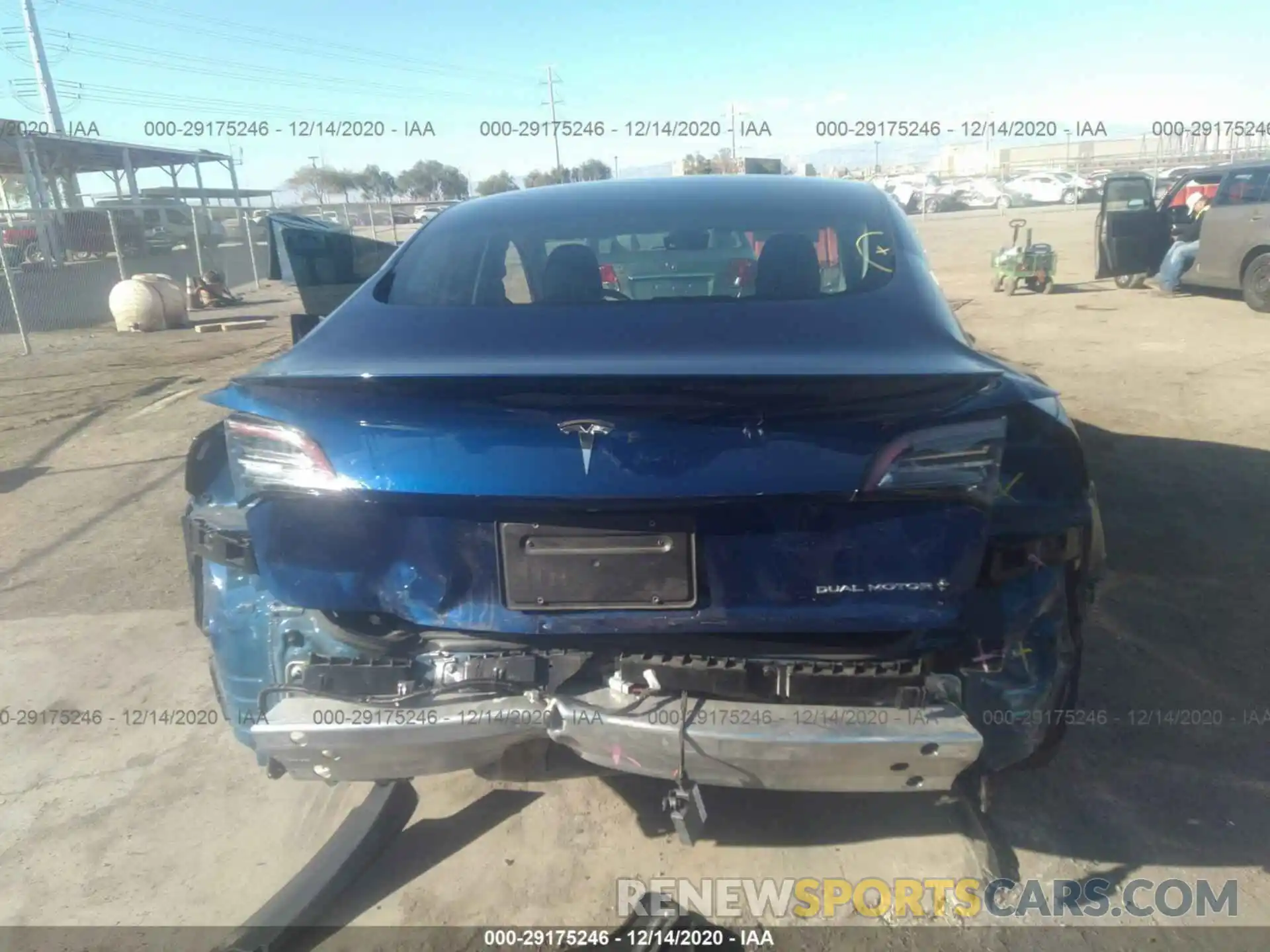 6 Photograph of a damaged car 5YJ3E1EB9KF477478 TESLA MODEL 3 2019