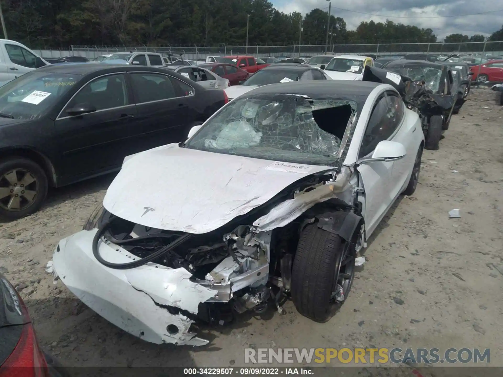 6 Photograph of a damaged car 5YJ3E1EB9KF493986 TESLA MODEL 3 2019