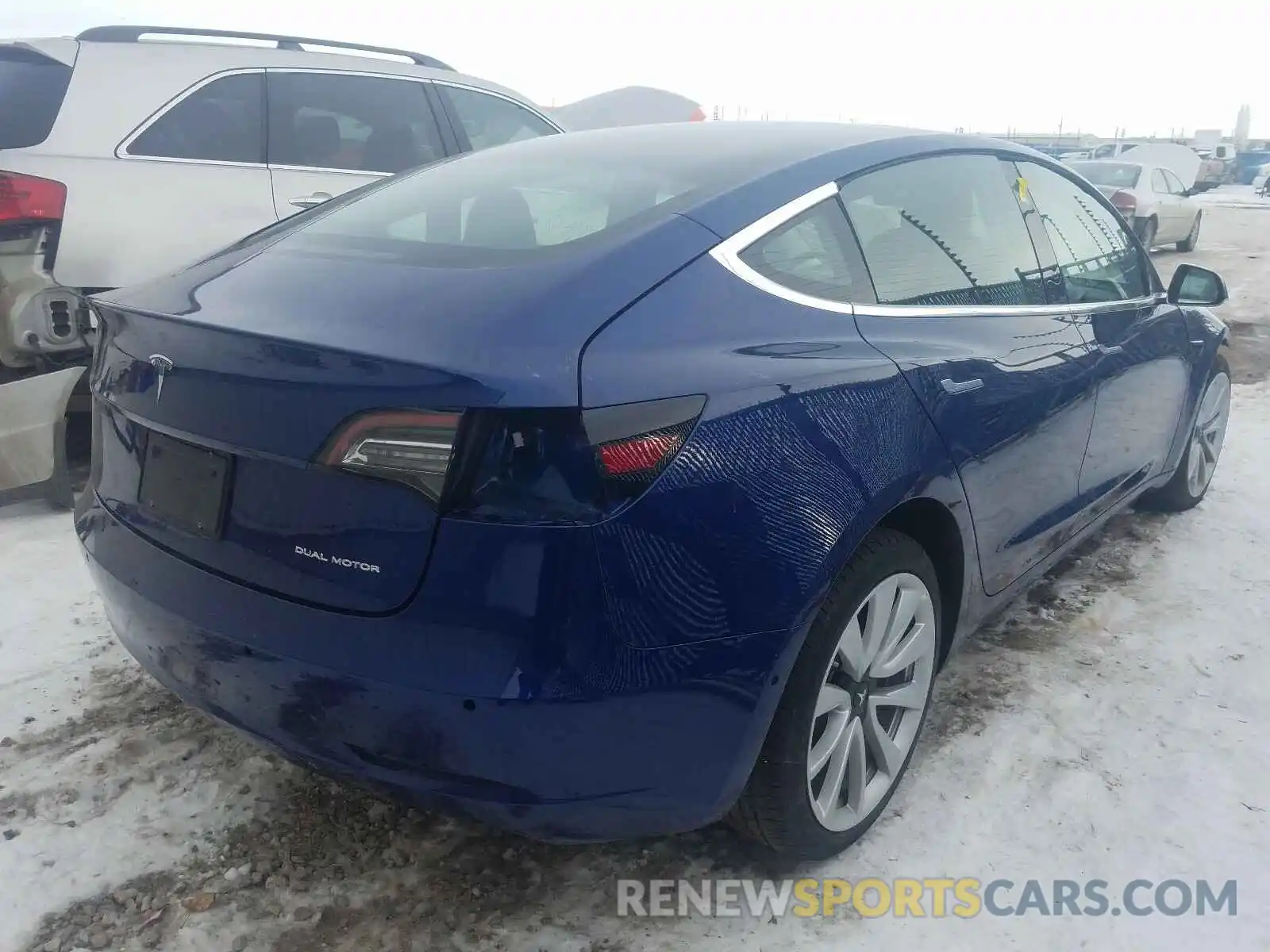 4 Photograph of a damaged car 5YJ3E1EB9KF495768 TESLA MODEL 3 2019