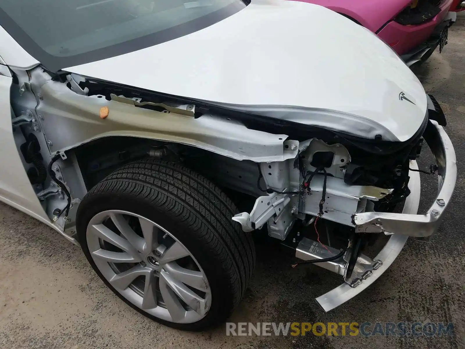 9 Photograph of a damaged car 5YJ3E1EB9KF512083 TESLA MODEL 3 2019