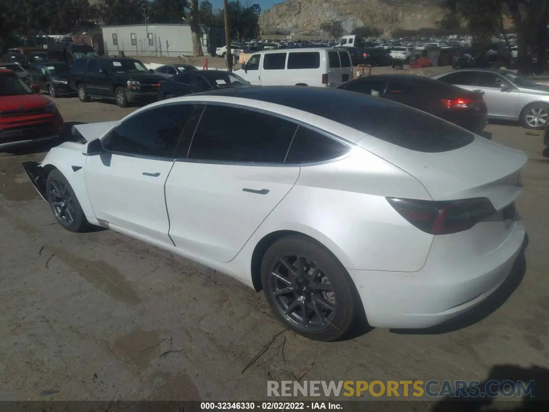 3 Photograph of a damaged car 5YJ3E1EB9KF512732 TESLA MODEL 3 2019