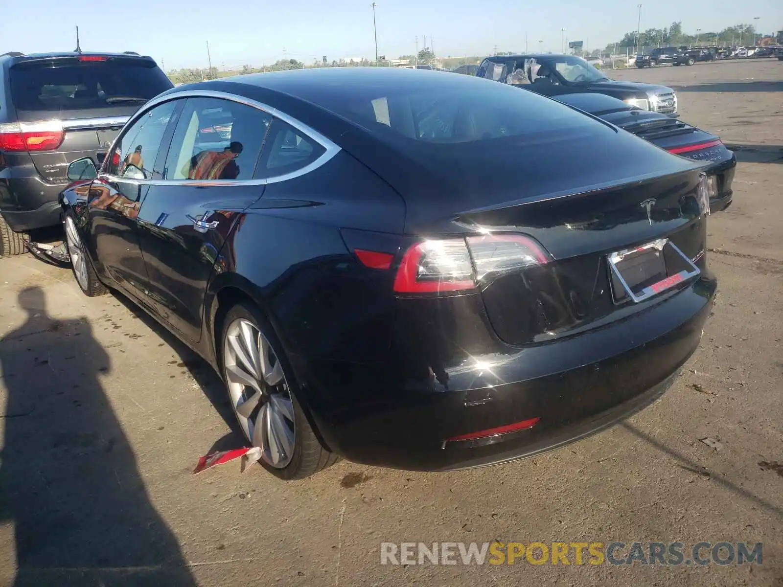 3 Photograph of a damaged car 5YJ3E1EB9KF514237 TESLA MODEL 3 2019