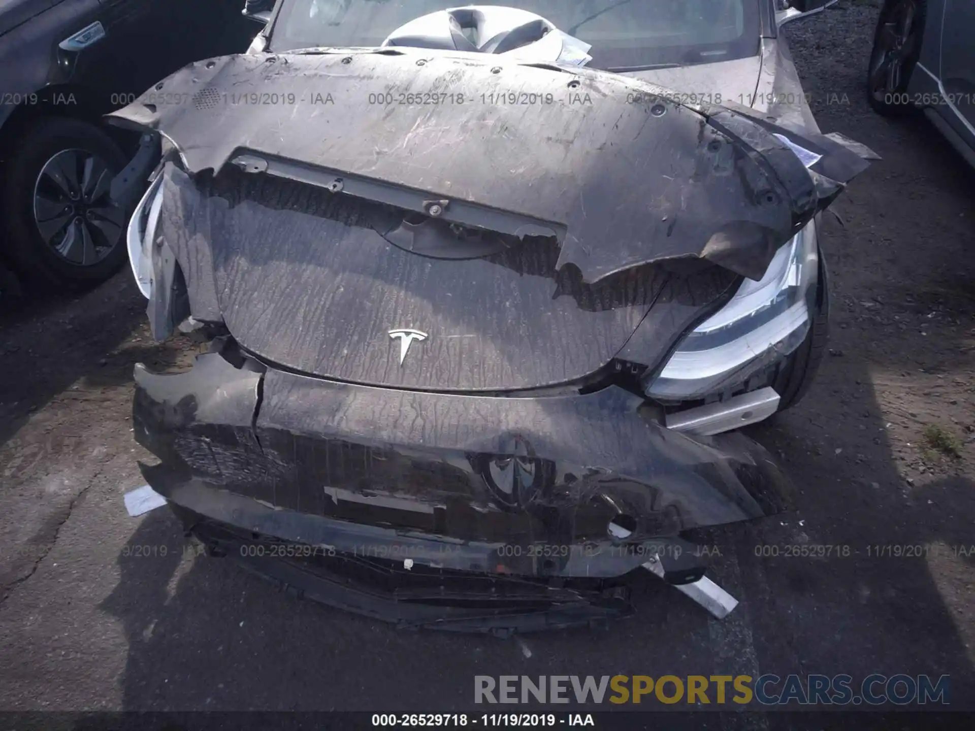 10 Фотография поврежденного автомобиля 5YJ3E1EBXKF191123 TESLA MODEL 3 2019