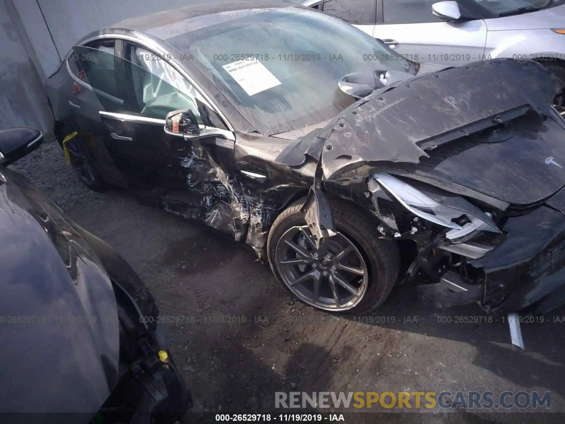6 Фотография поврежденного автомобиля 5YJ3E1EBXKF191123 TESLA MODEL 3 2019