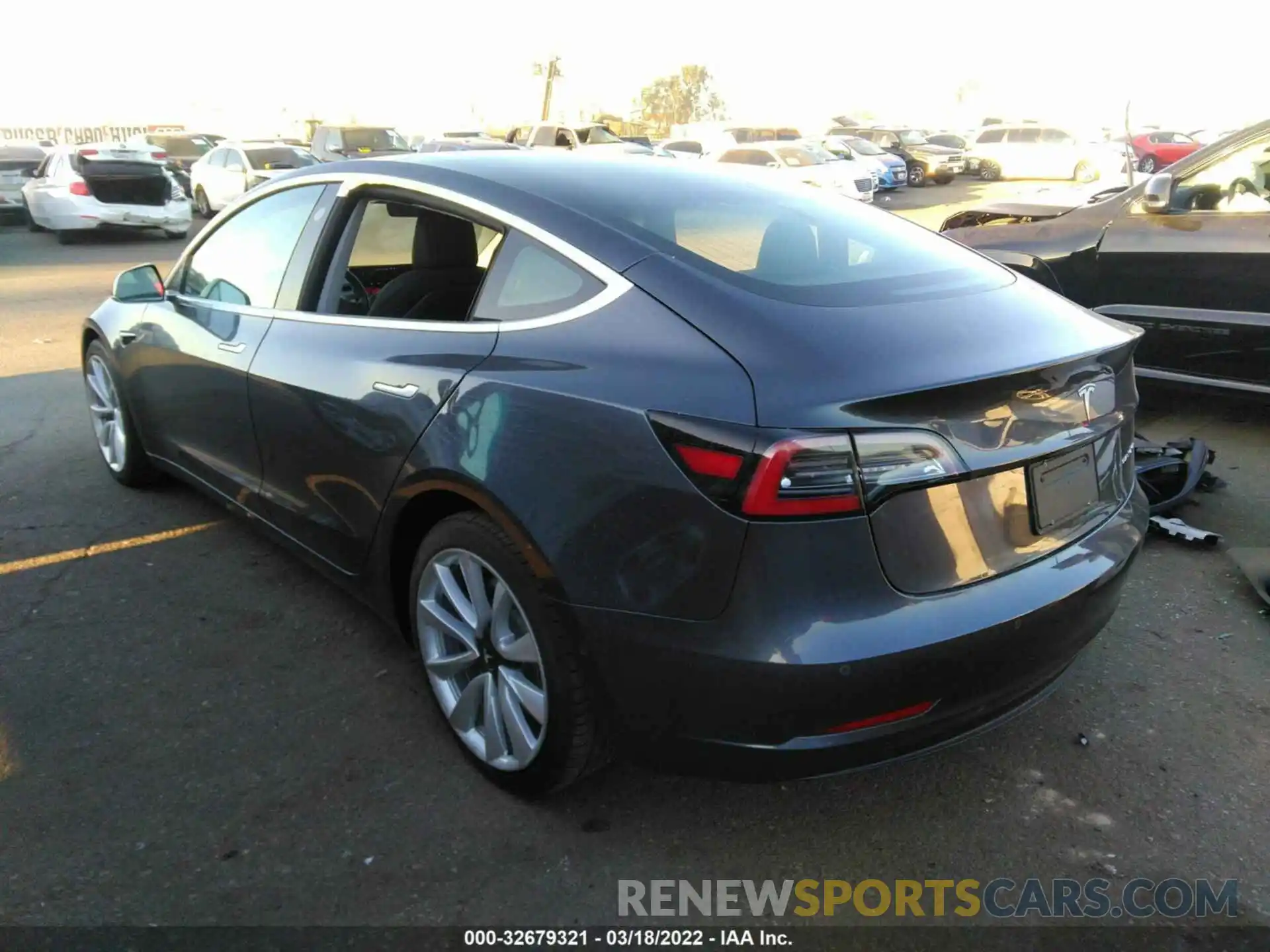 3 Photograph of a damaged car 5YJ3E1EBXKF192160 TESLA MODEL 3 2019