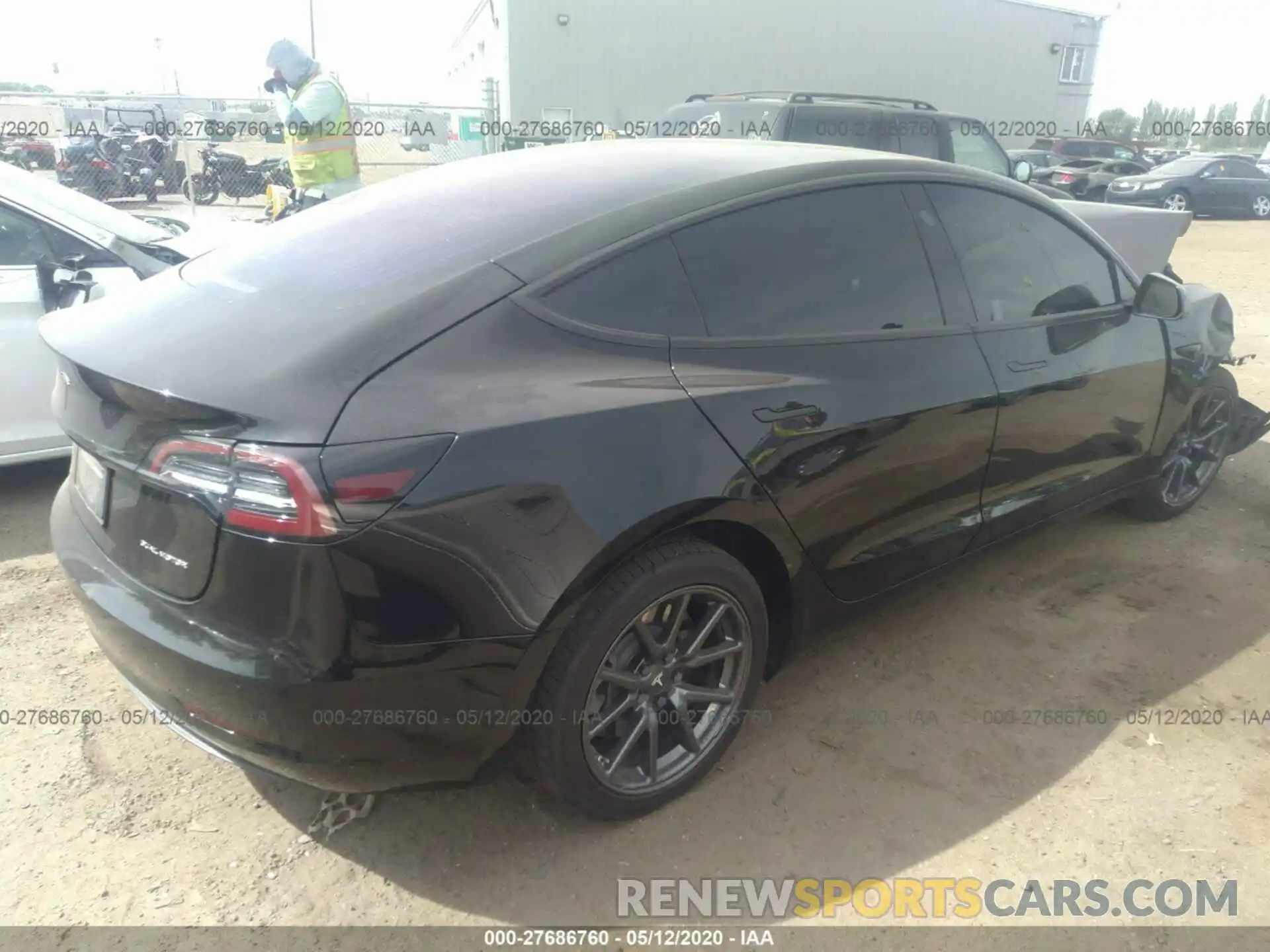 4 Photograph of a damaged car 5YJ3E1EBXKF192403 TESLA MODEL 3 2019