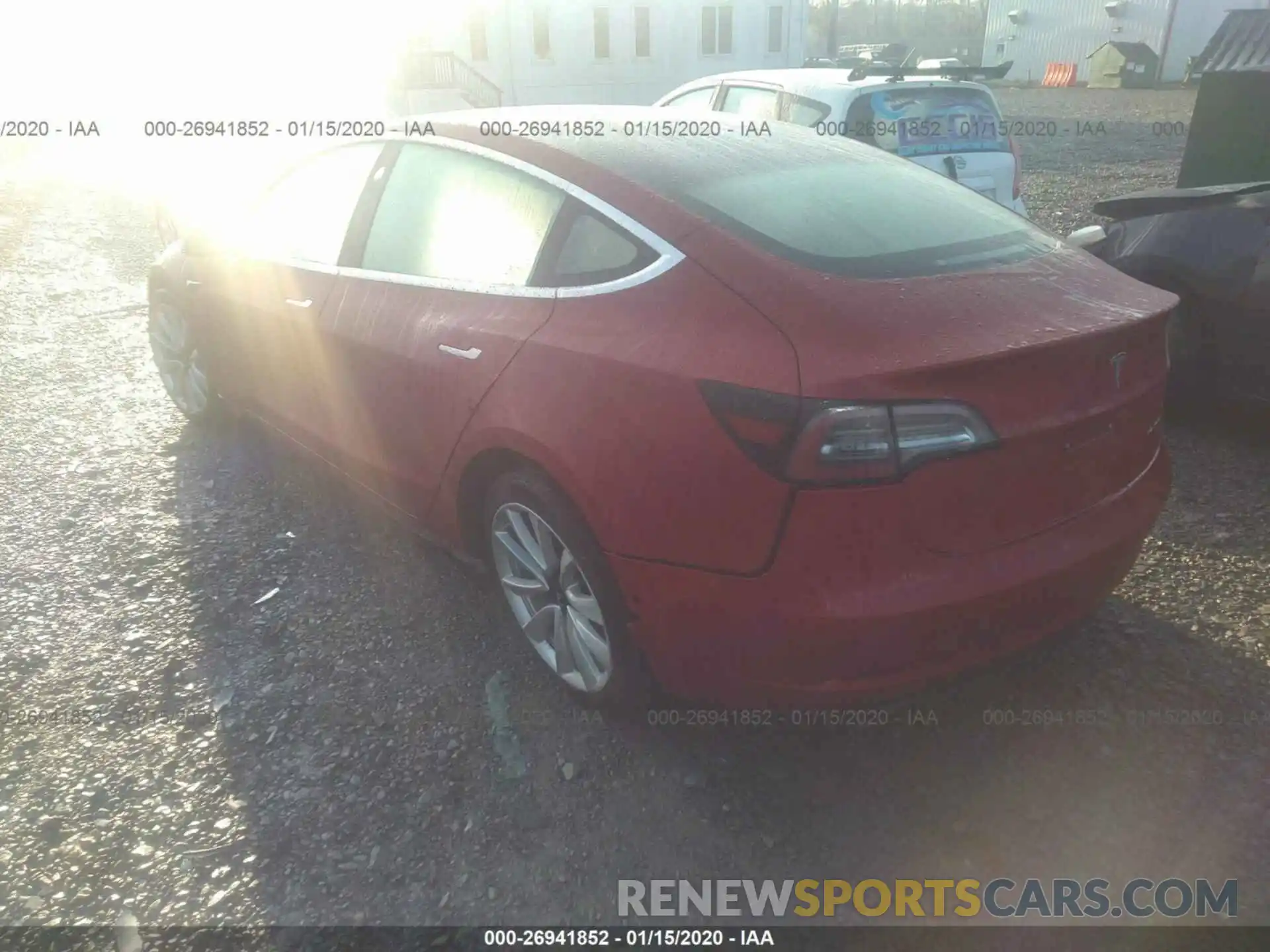 3 Photograph of a damaged car 5YJ3E1EBXKF194460 TESLA MODEL 3 2019