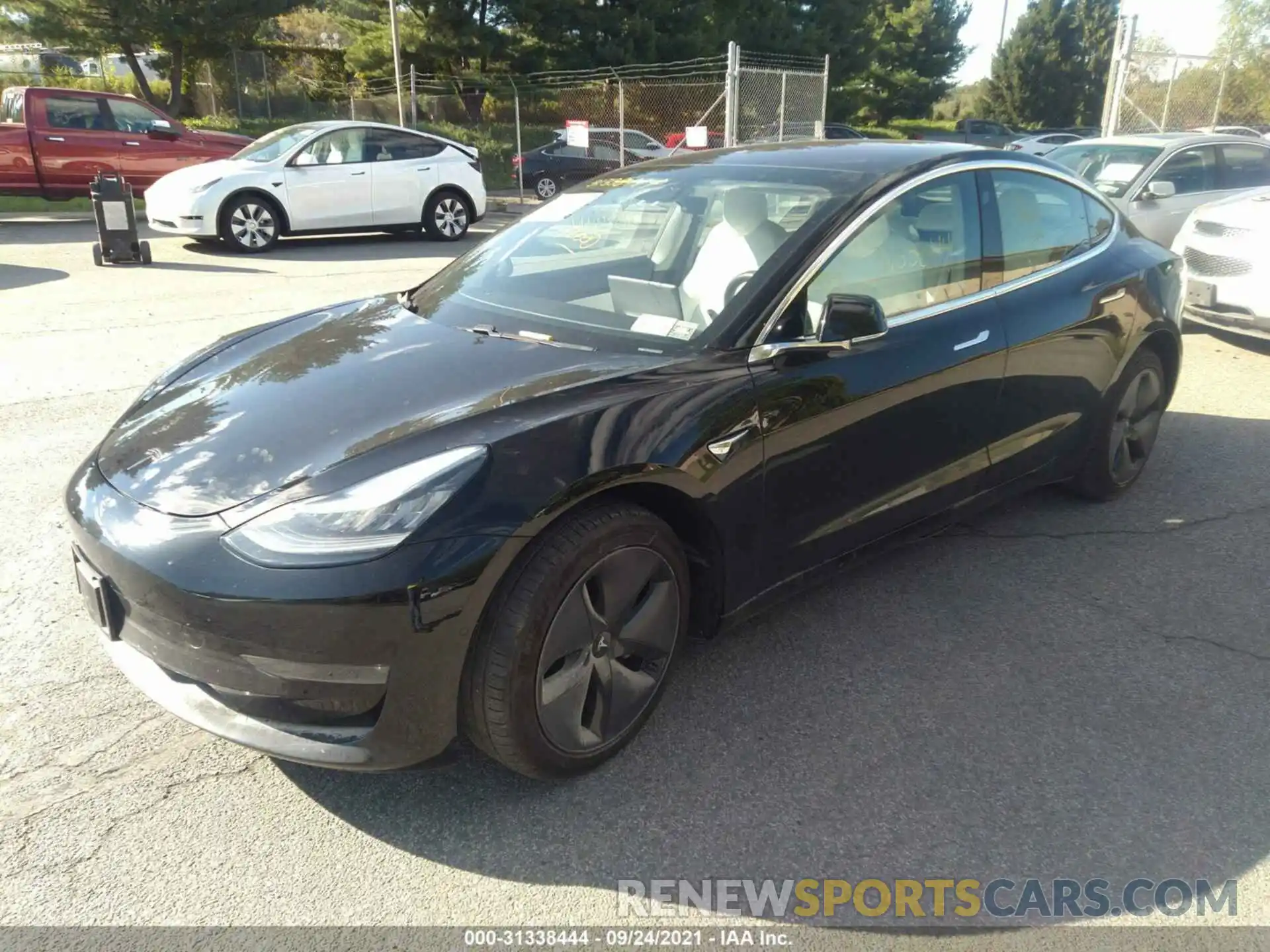 2 Photograph of a damaged car 5YJ3E1EBXKF194801 TESLA MODEL 3 2019