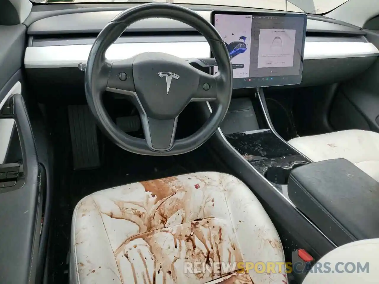 8 Photograph of a damaged car 5YJ3E1EBXKF195365 TESLA MODEL 3 2019