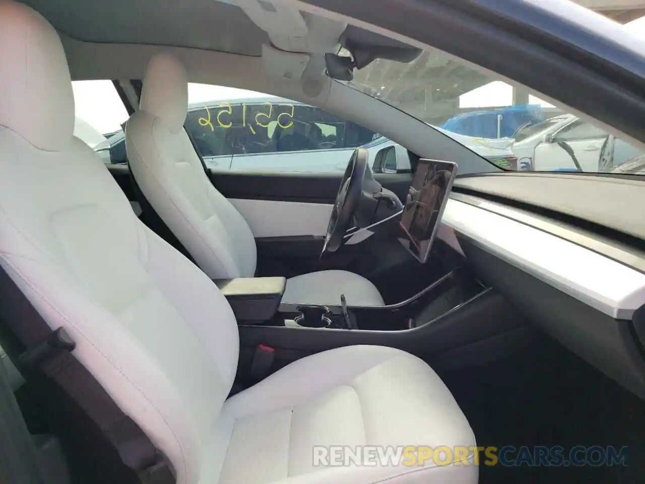 5 Photograph of a damaged car 5YJ3E1EBXKF195575 TESLA MODEL 3 2019