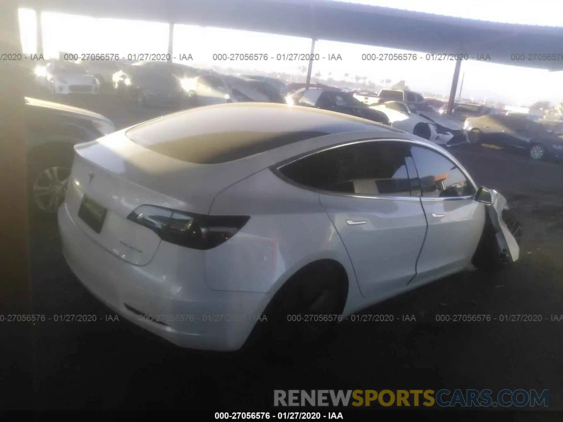 4 Photograph of a damaged car 5YJ3E1EBXKF199576 TESLA MODEL 3 2019