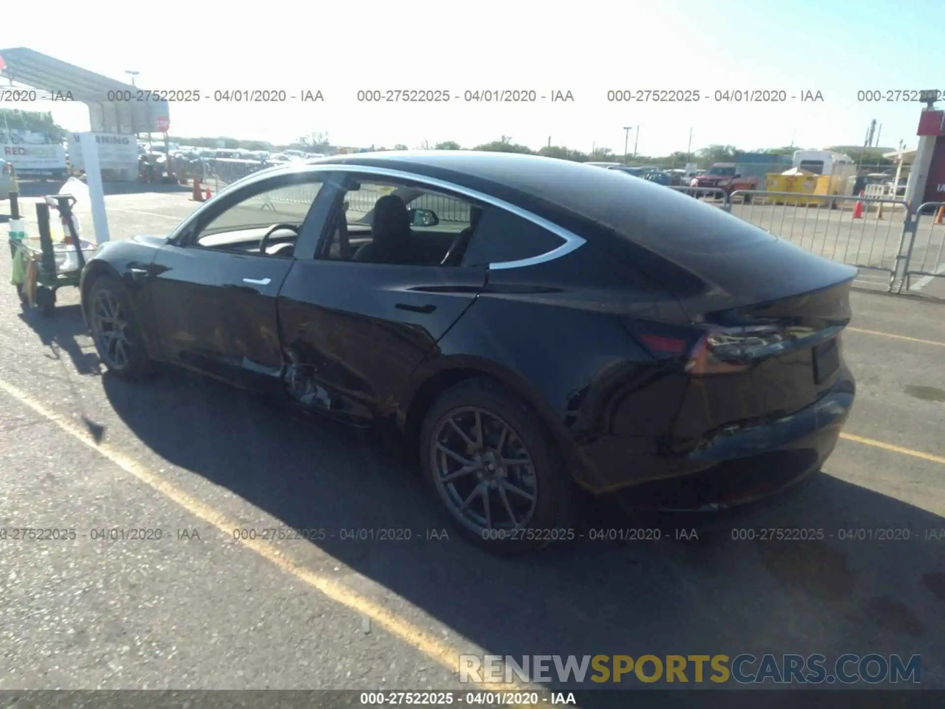 3 Photograph of a damaged car 5YJ3E1EBXKF208597 TESLA MODEL 3 2019