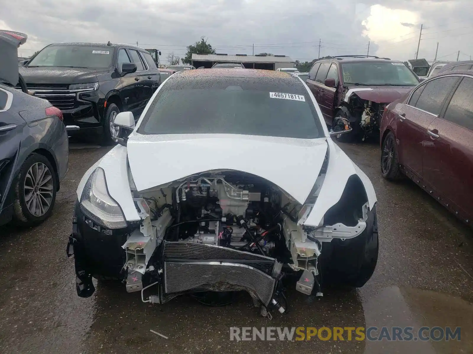 9 Photograph of a damaged car 5YJ3E1EBXKF211435 TESLA MODEL 3 2019