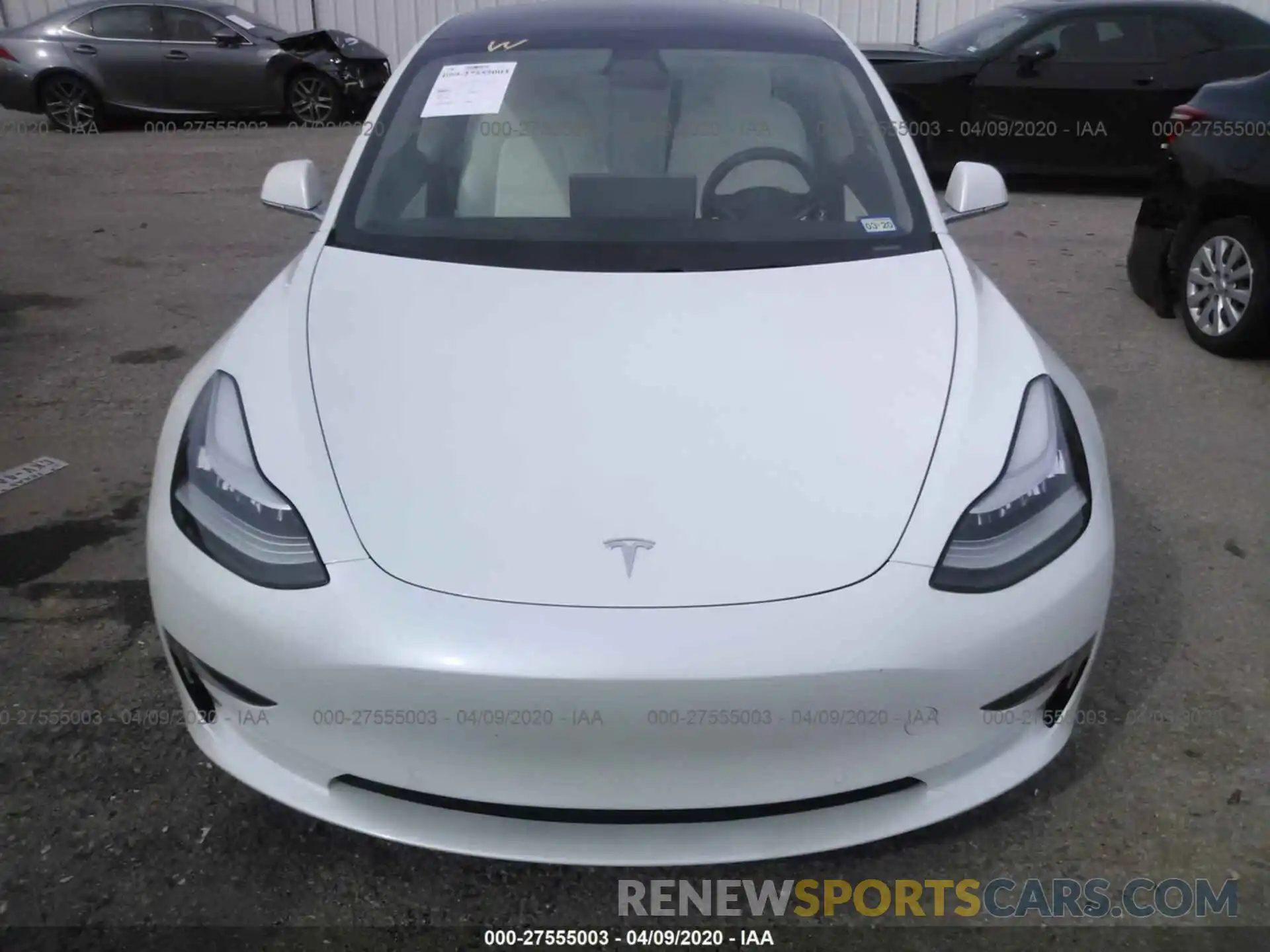 6 Photograph of a damaged car 5YJ3E1EBXKF214108 TESLA MODEL 3 2019