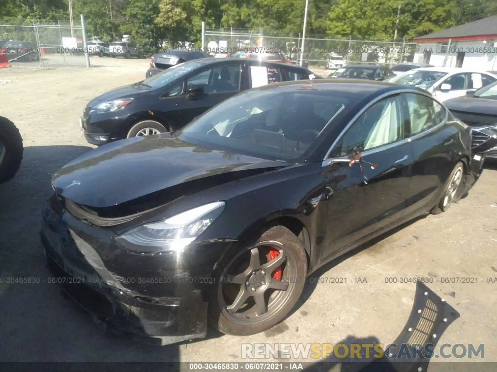 2 Фотография поврежденного автомобиля 5YJ3E1EBXKF231037 TESLA MODEL 3 2019