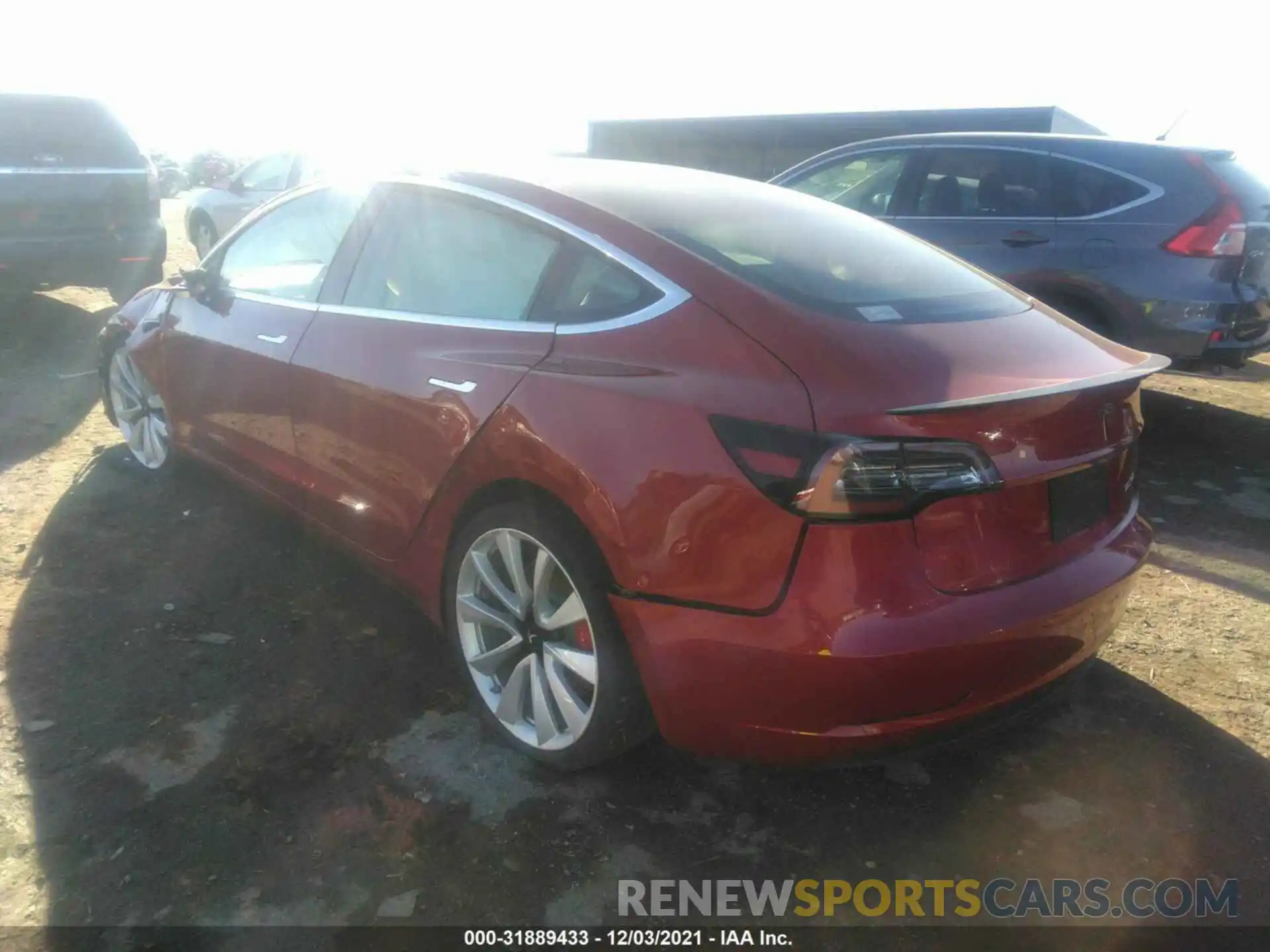 3 Photograph of a damaged car 5YJ3E1EBXKF231314 TESLA MODEL 3 2019