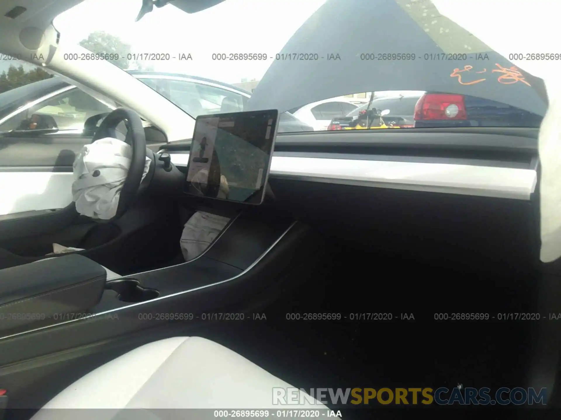 5 Photograph of a damaged car 5YJ3E1EBXKF231572 TESLA MODEL 3 2019