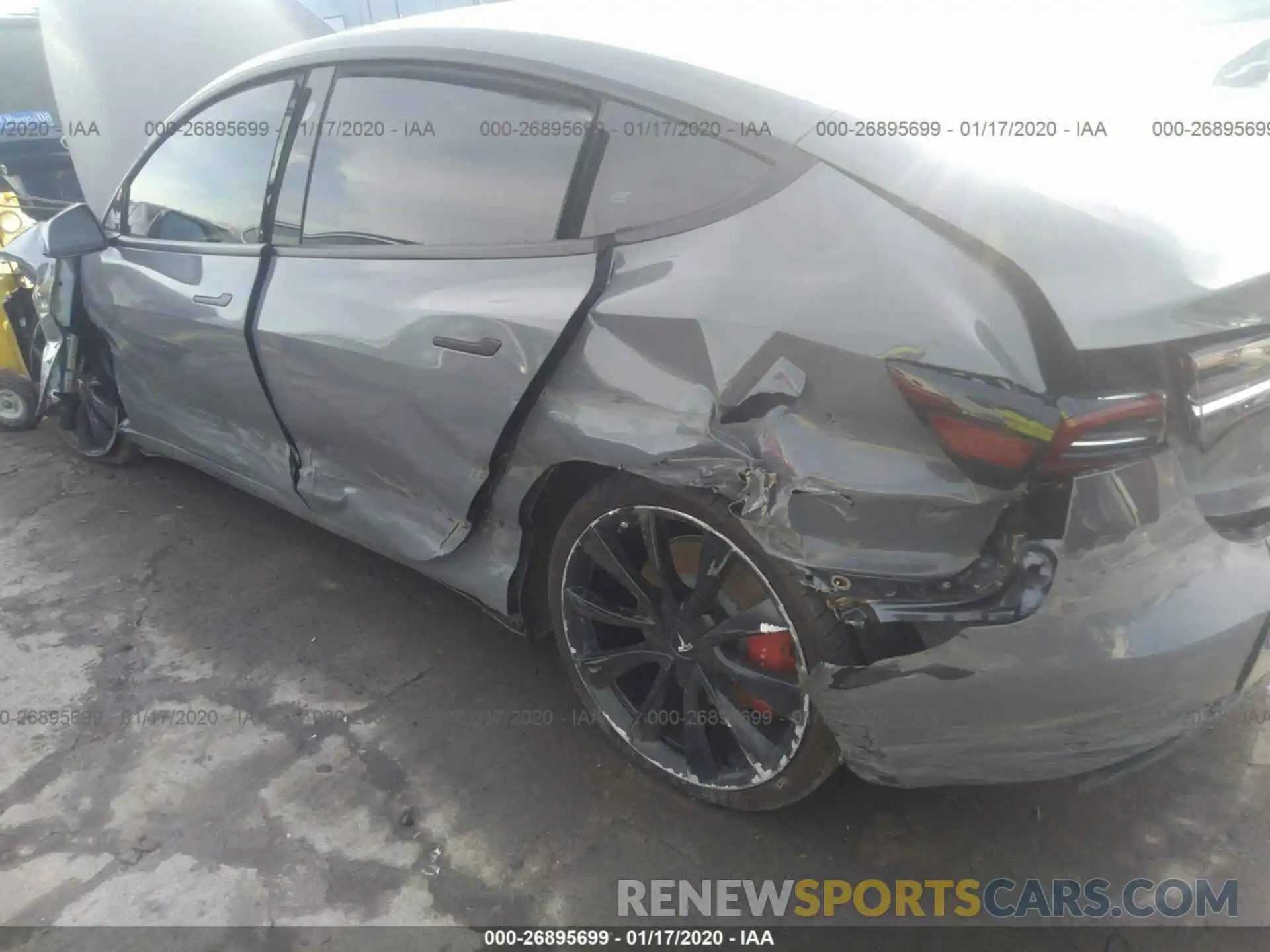 6 Photograph of a damaged car 5YJ3E1EBXKF231572 TESLA MODEL 3 2019