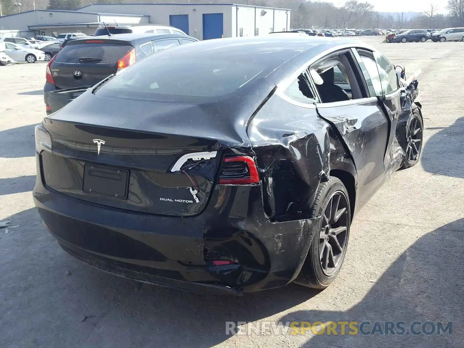 4 Photograph of a damaged car 5YJ3E1EBXKF359259 TESLA MODEL 3 2019