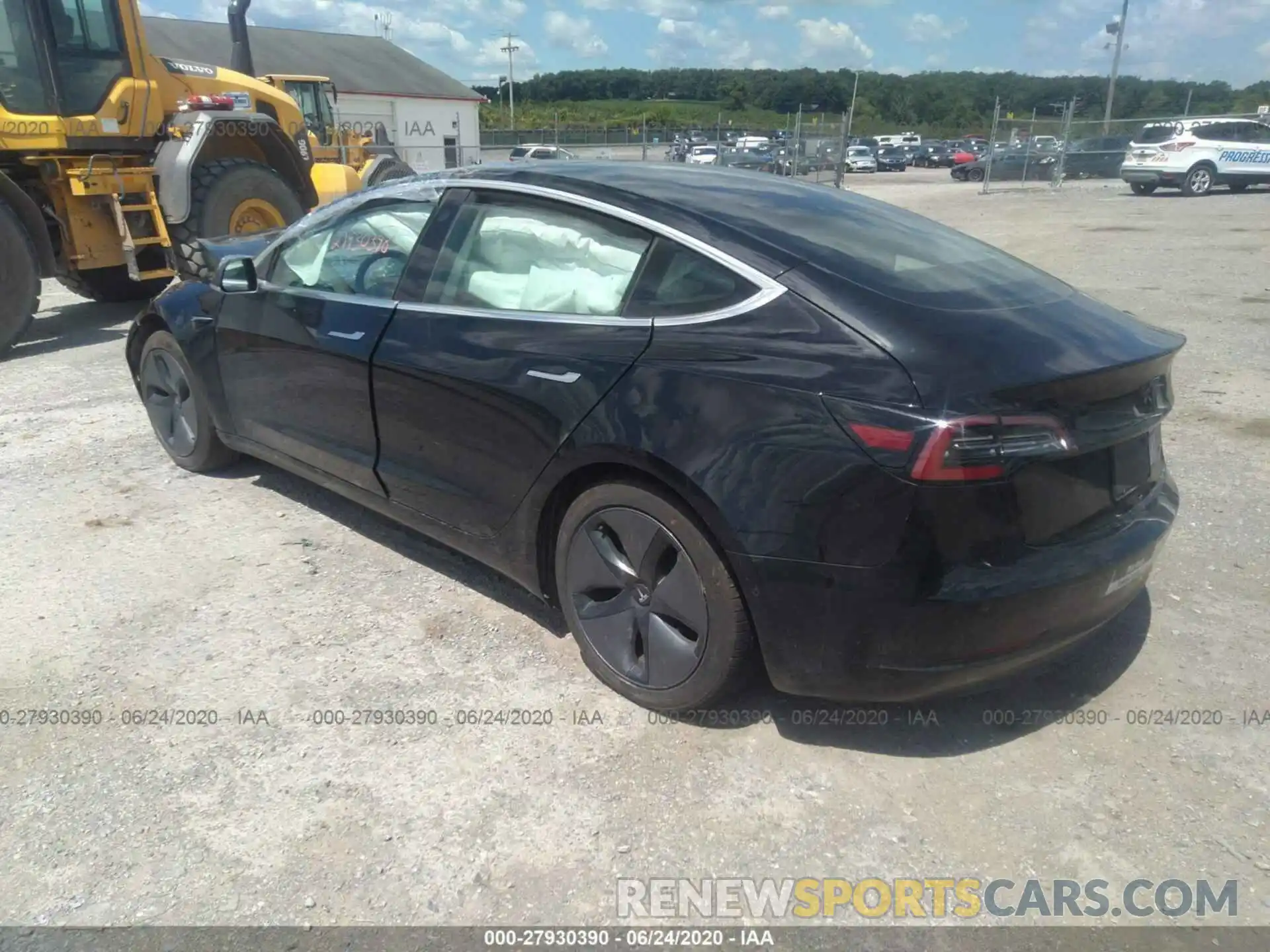 3 Photograph of a damaged car 5YJ3E1EBXKF364641 TESLA MODEL 3 2019