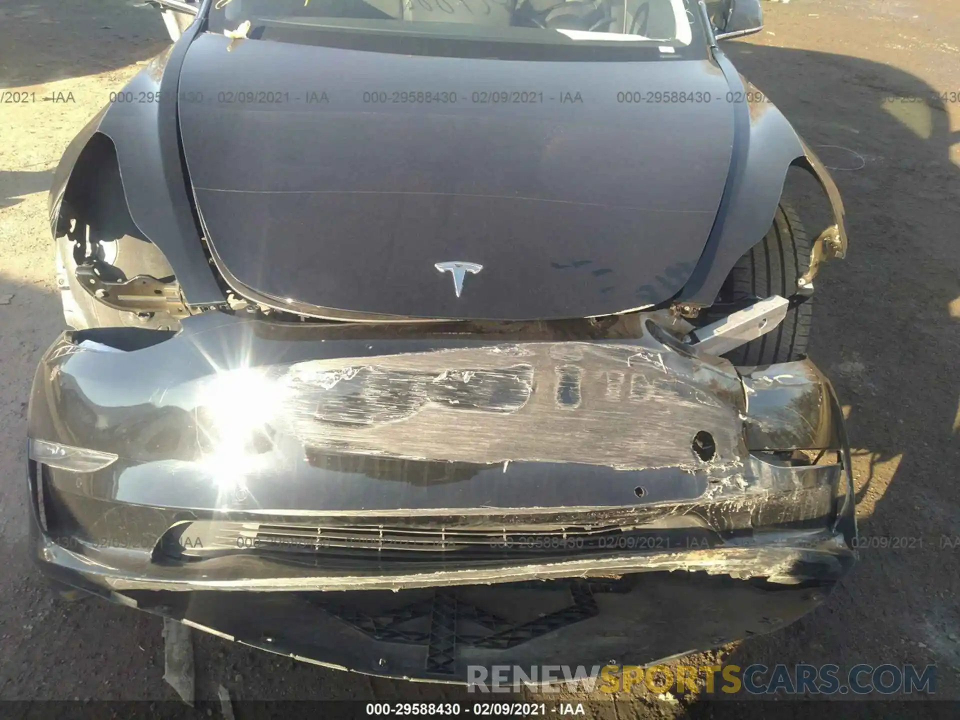 6 Photograph of a damaged car 5YJ3E1EBXKF384968 TESLA MODEL 3 2019