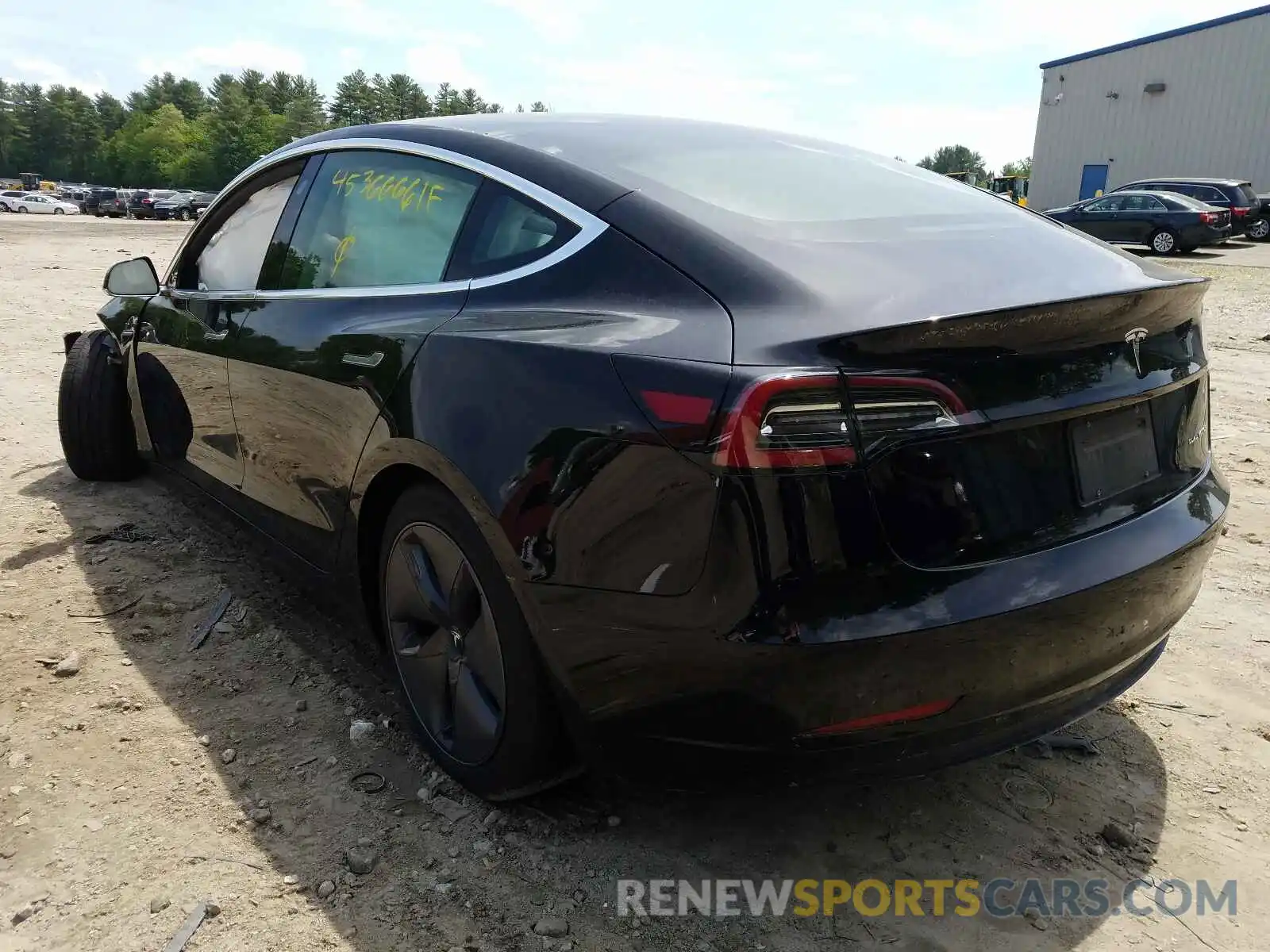 3 Photograph of a damaged car 5YJ3E1EBXKF385070 TESLA MODEL 3 2019