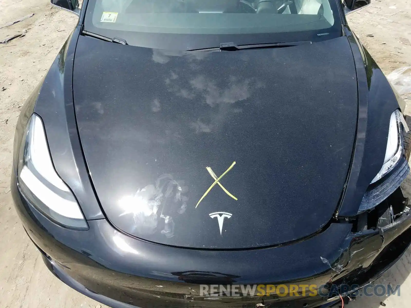 7 Photograph of a damaged car 5YJ3E1EBXKF385070 TESLA MODEL 3 2019