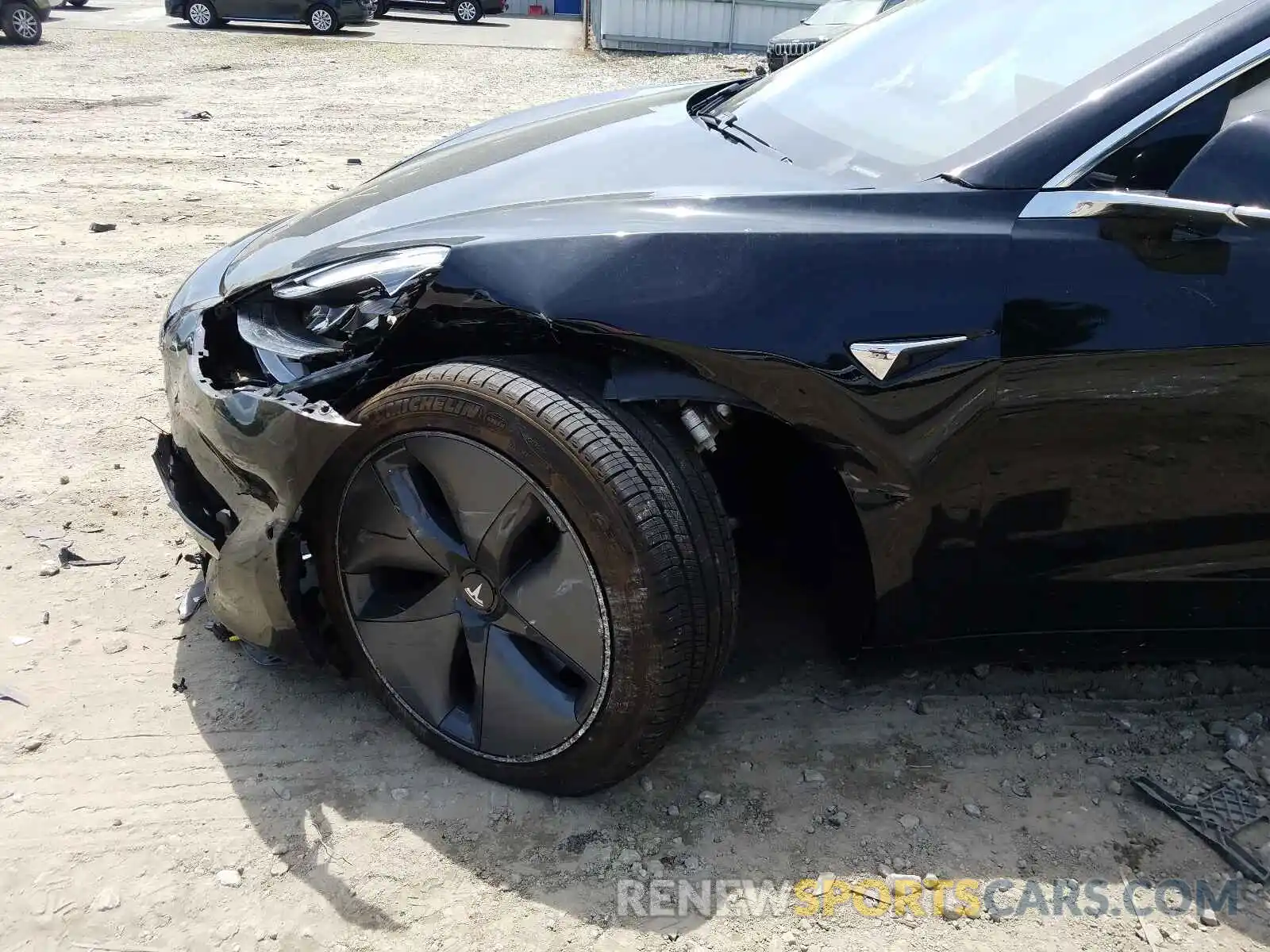 9 Photograph of a damaged car 5YJ3E1EBXKF385070 TESLA MODEL 3 2019