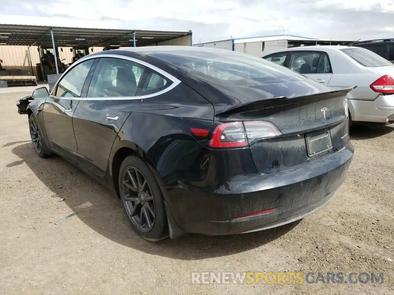 3 Photograph of a damaged car 5YJ3E1EBXKF385134 TESLA MODEL 3 2019